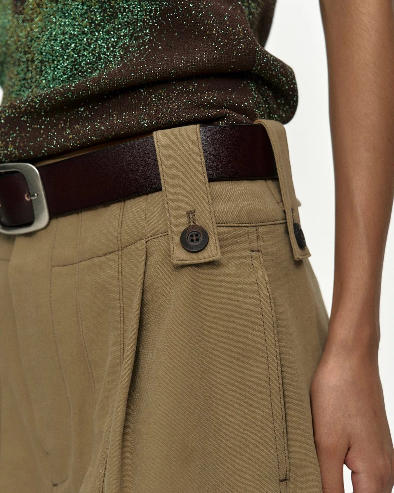 UTILITY CARGO PANTS BEIGE