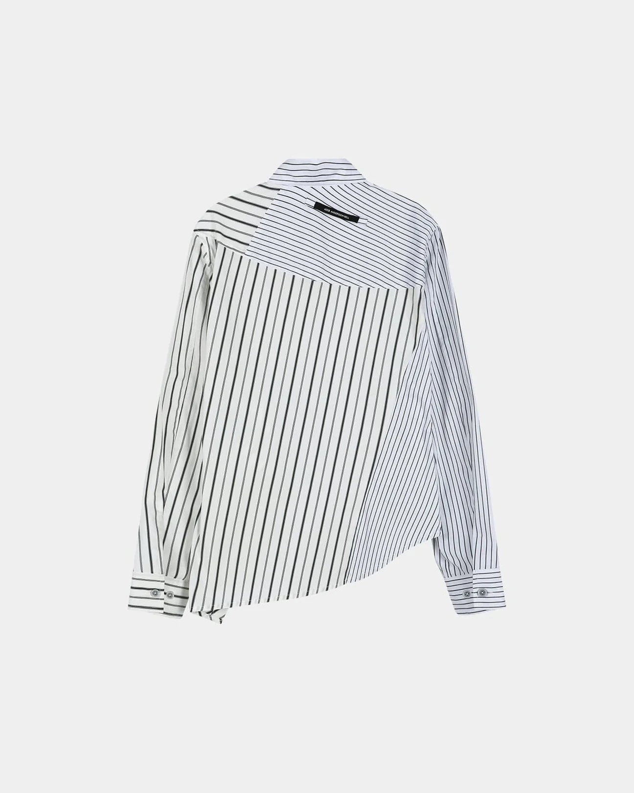 NOA STRIPED TWIST-TUCK SHIRT
