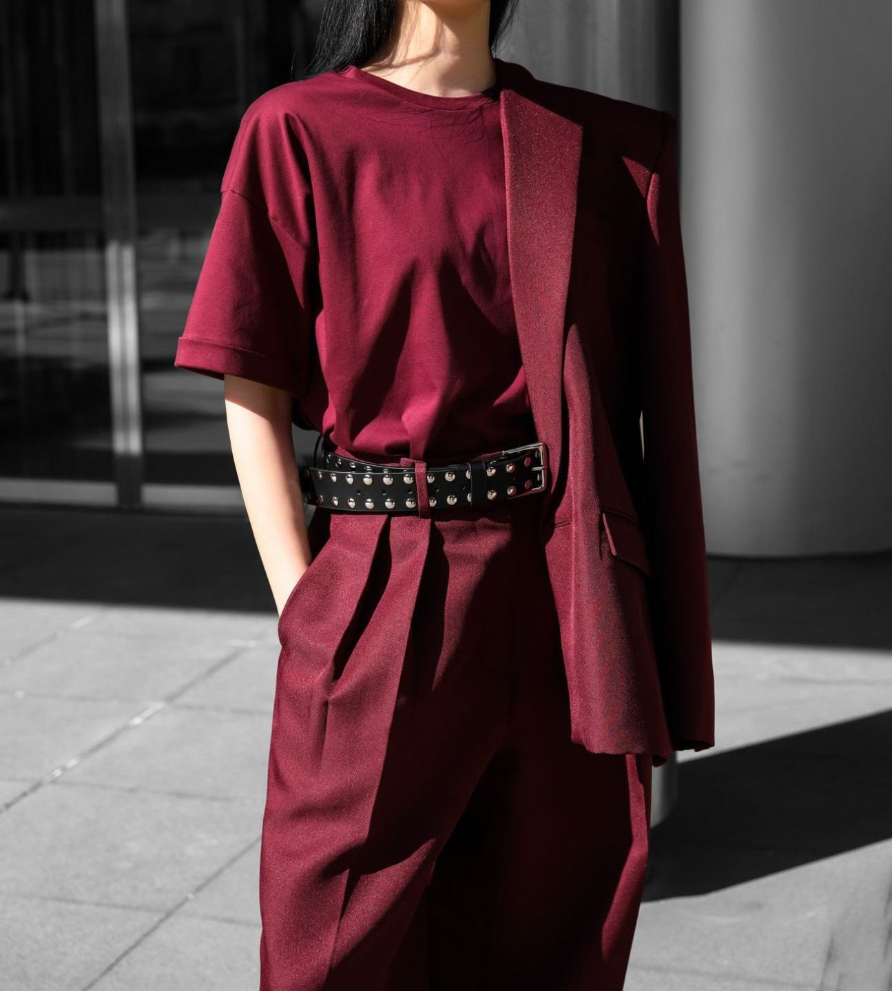 NORA T-SHIRT IN WINE