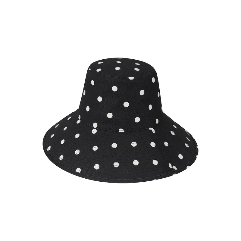 HOLIDAY BUCKET POLKA DOT BLACK