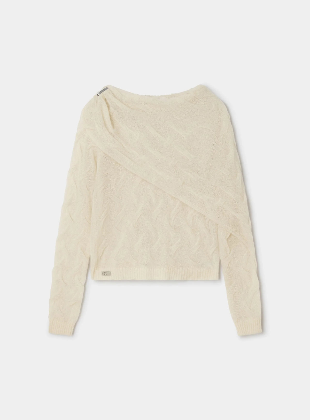 PARKER ECRU TEXTURED KNIT