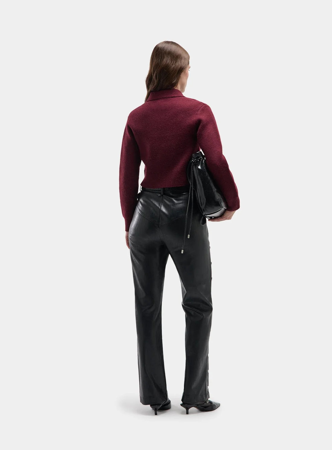 BEVERLY PLUM CARDIGAN