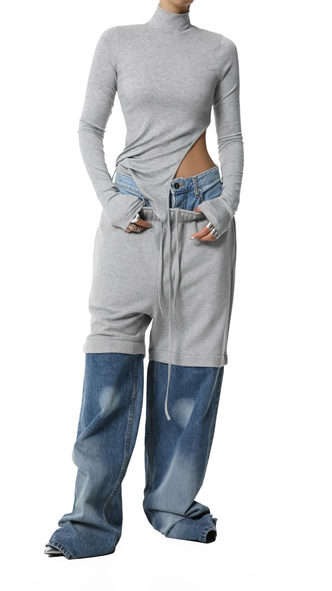 BOXER PANTS LIGHT GREY