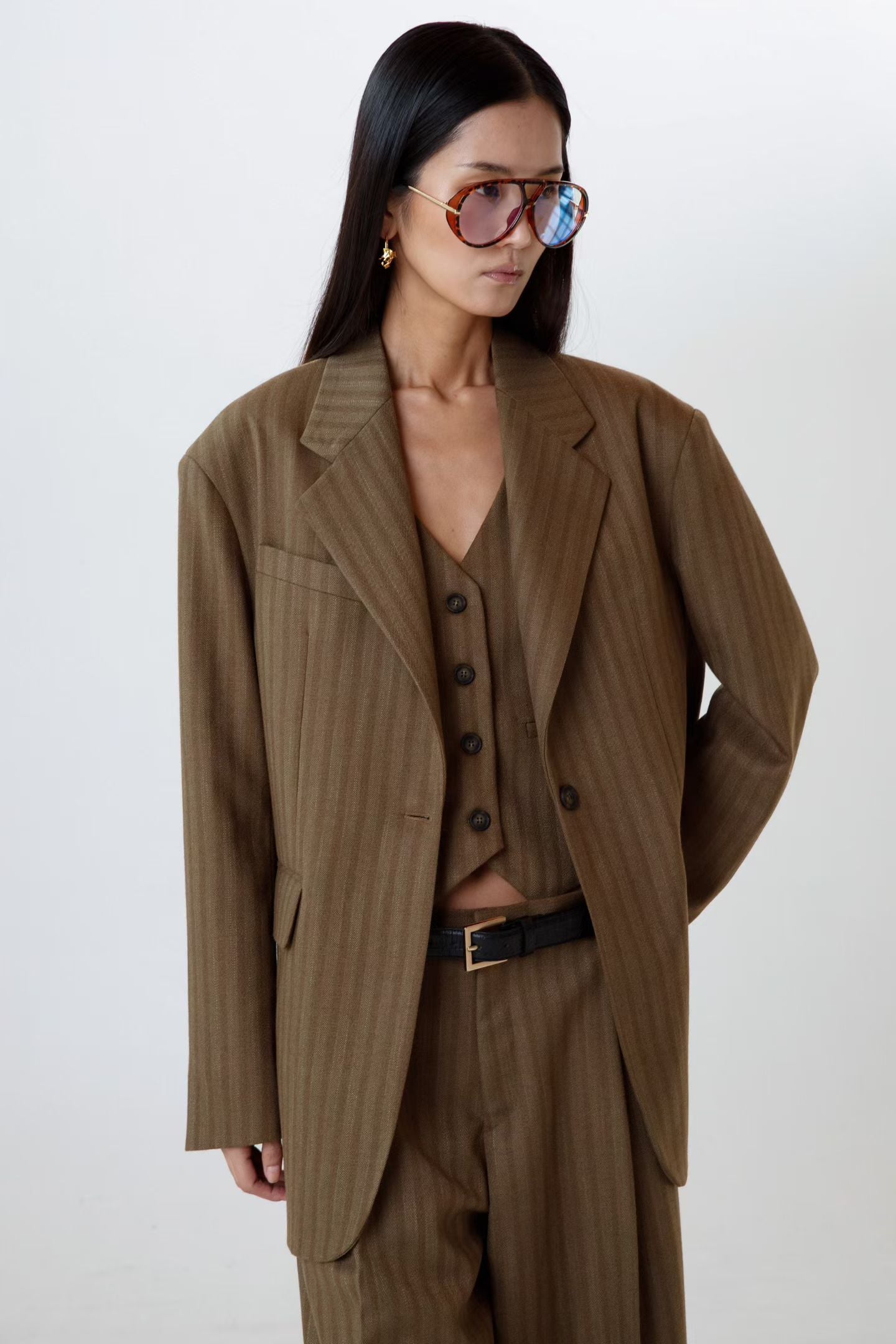 THE CAMDEN SET BROWN STRIPE