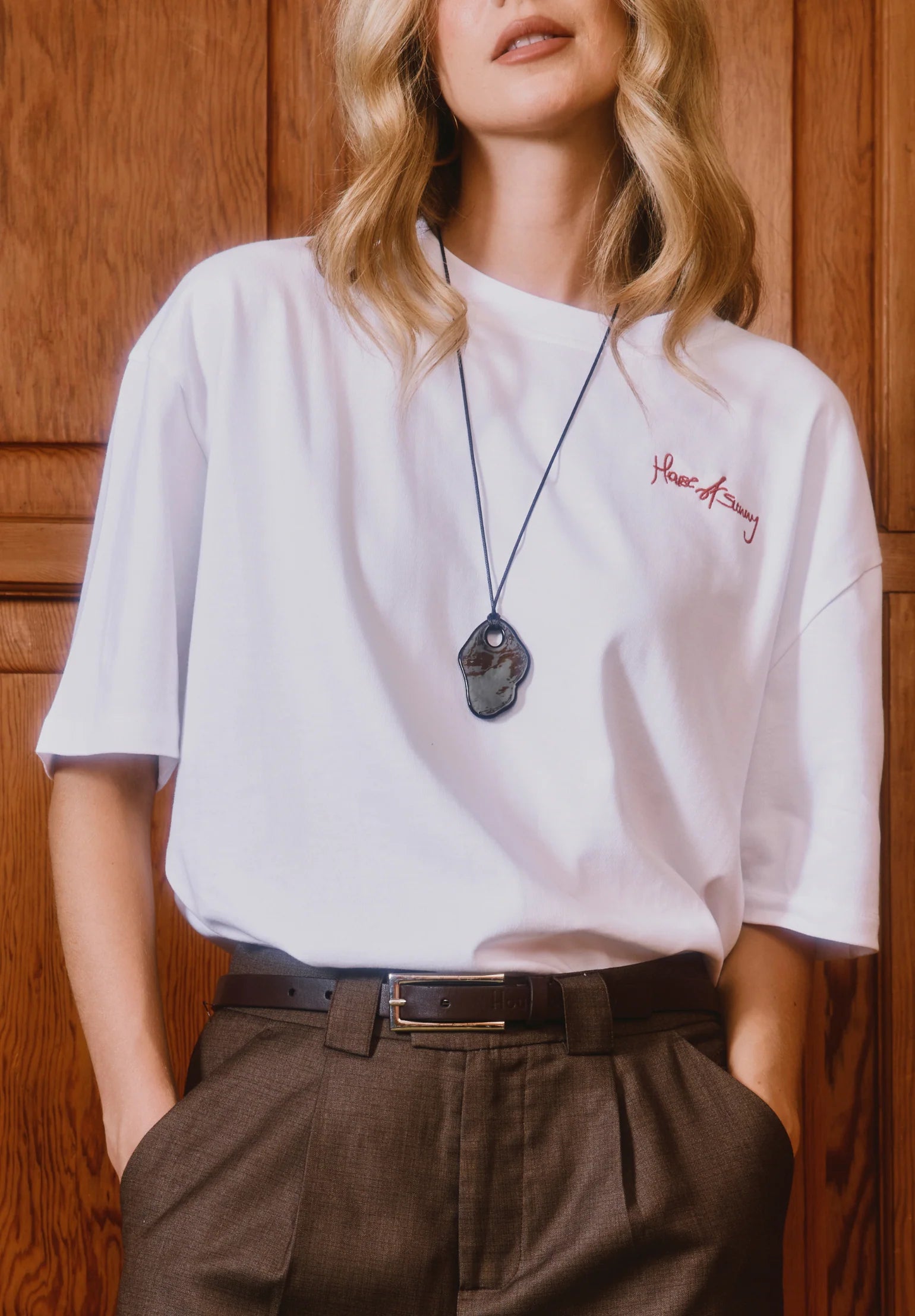 SUNNY SIDE UP TEE IN MILK