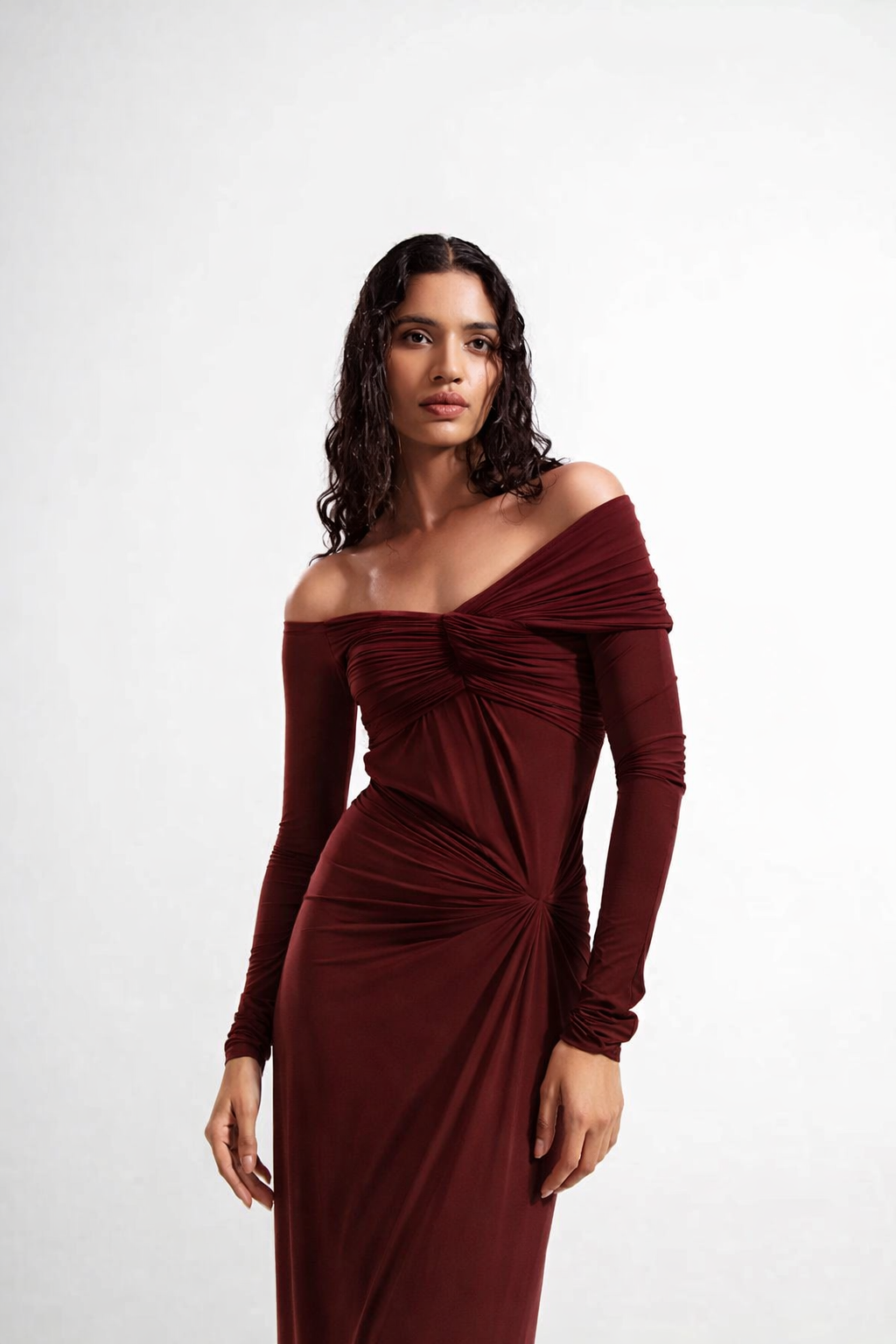 CONNIE IN AUBERGINE