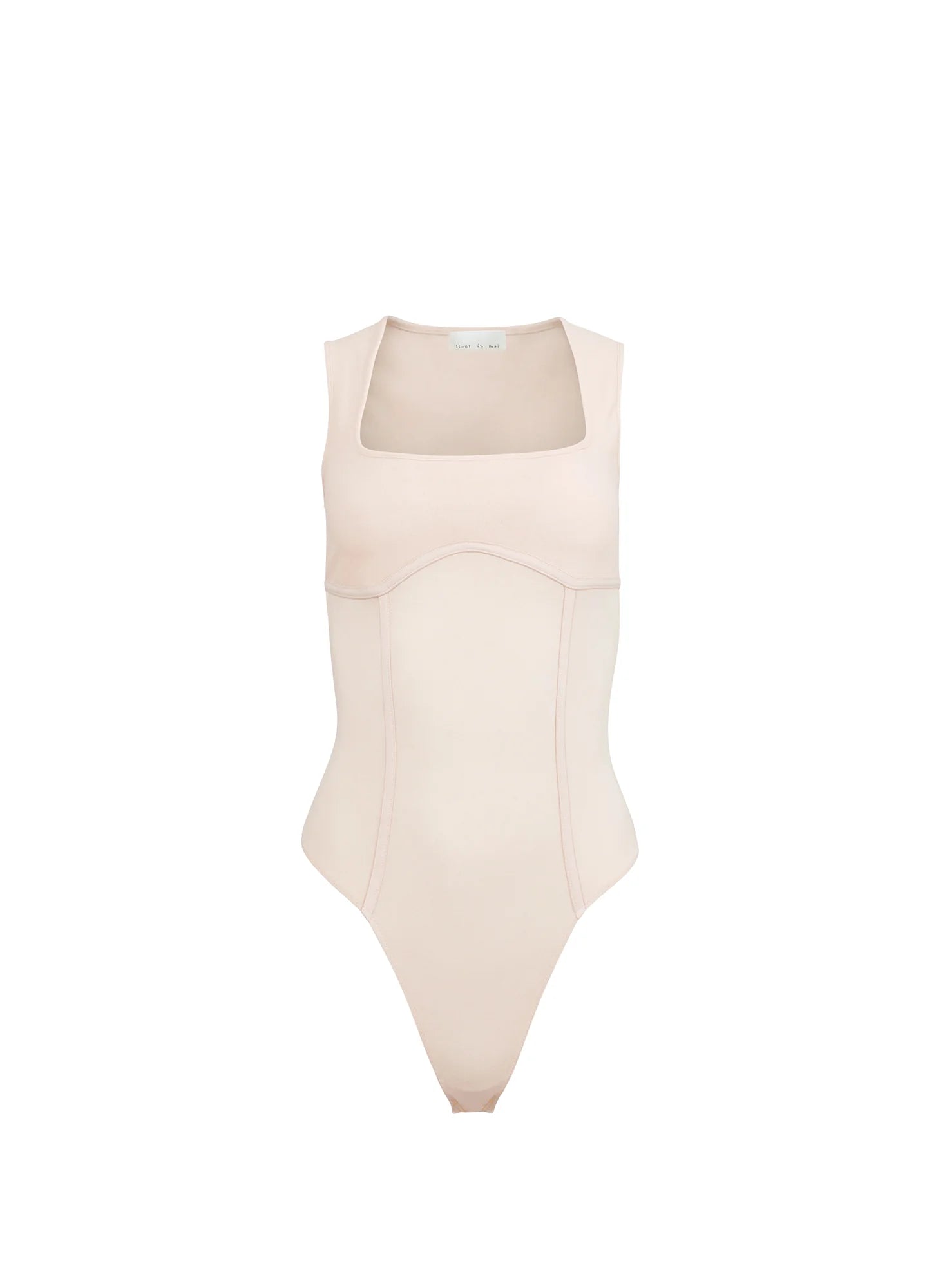 TANK BODYSUIT IN TAHINI
