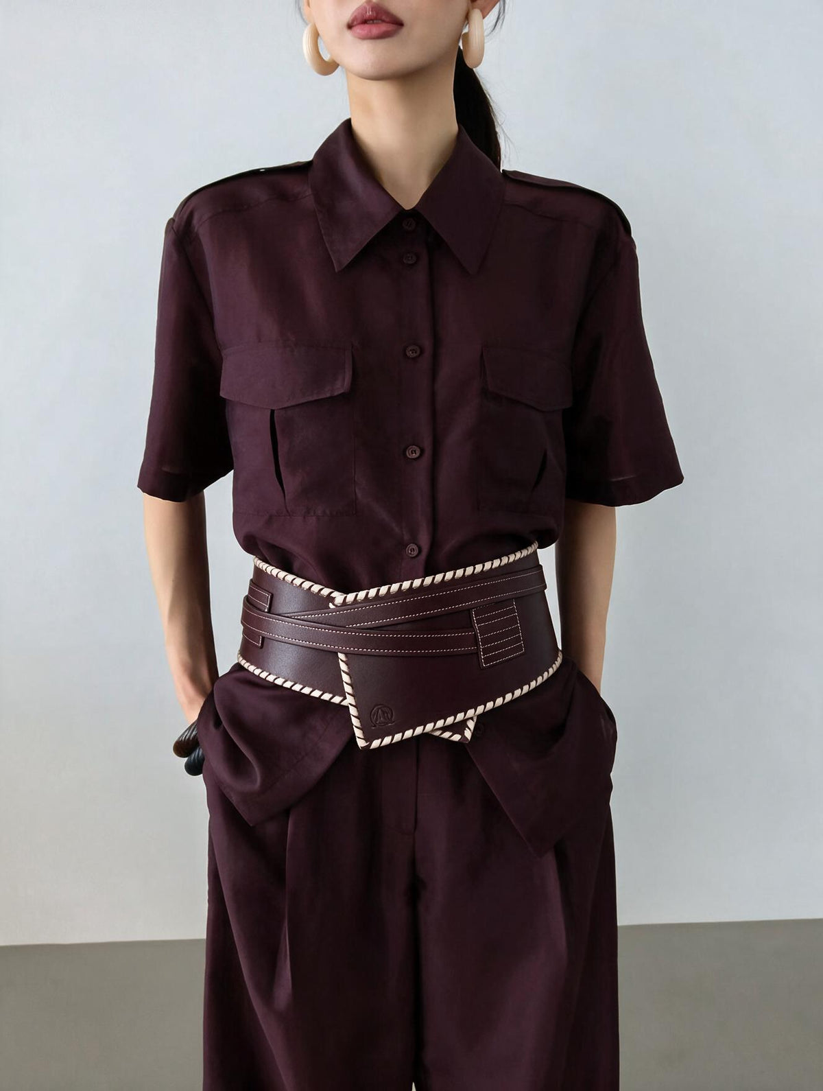 BENJAMIN SET IN BURGUNDY