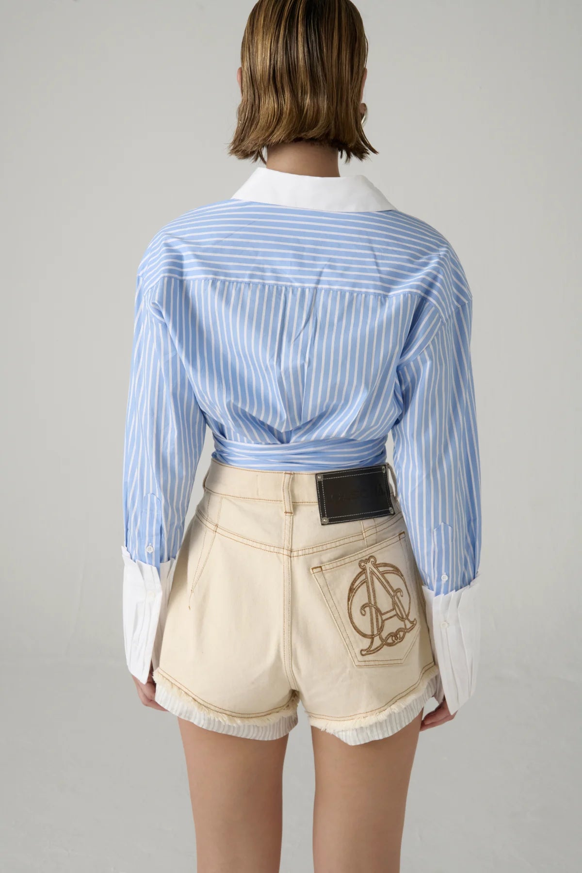 LA COSTEÑA SHORTS OFF WHITE