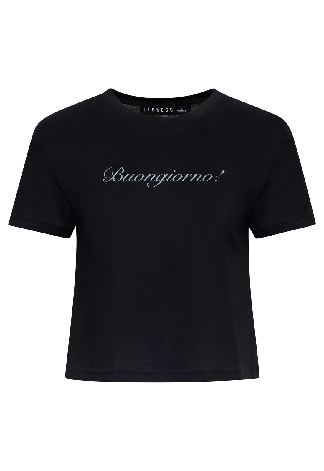 BUONGIORNO BABY TEE NOIR