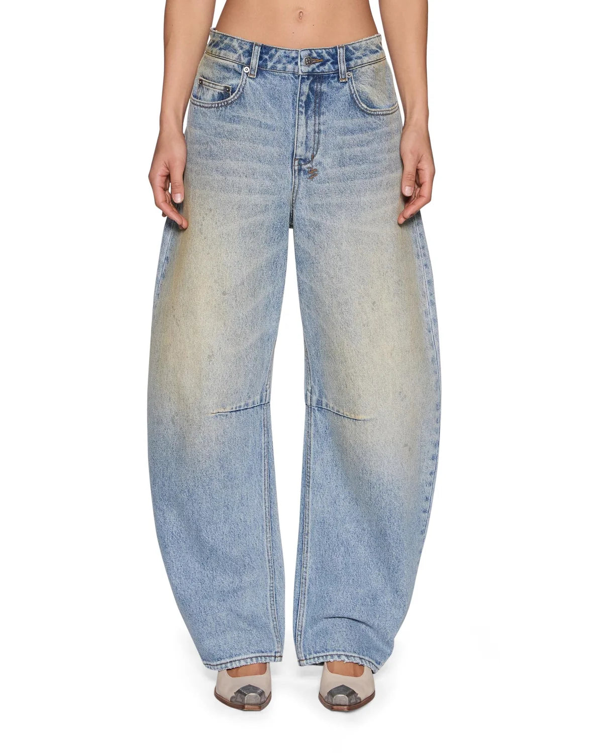 BARREL JEAN FIELD BLUE