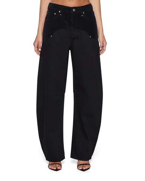 BARREL JEAN SALOON BLACK