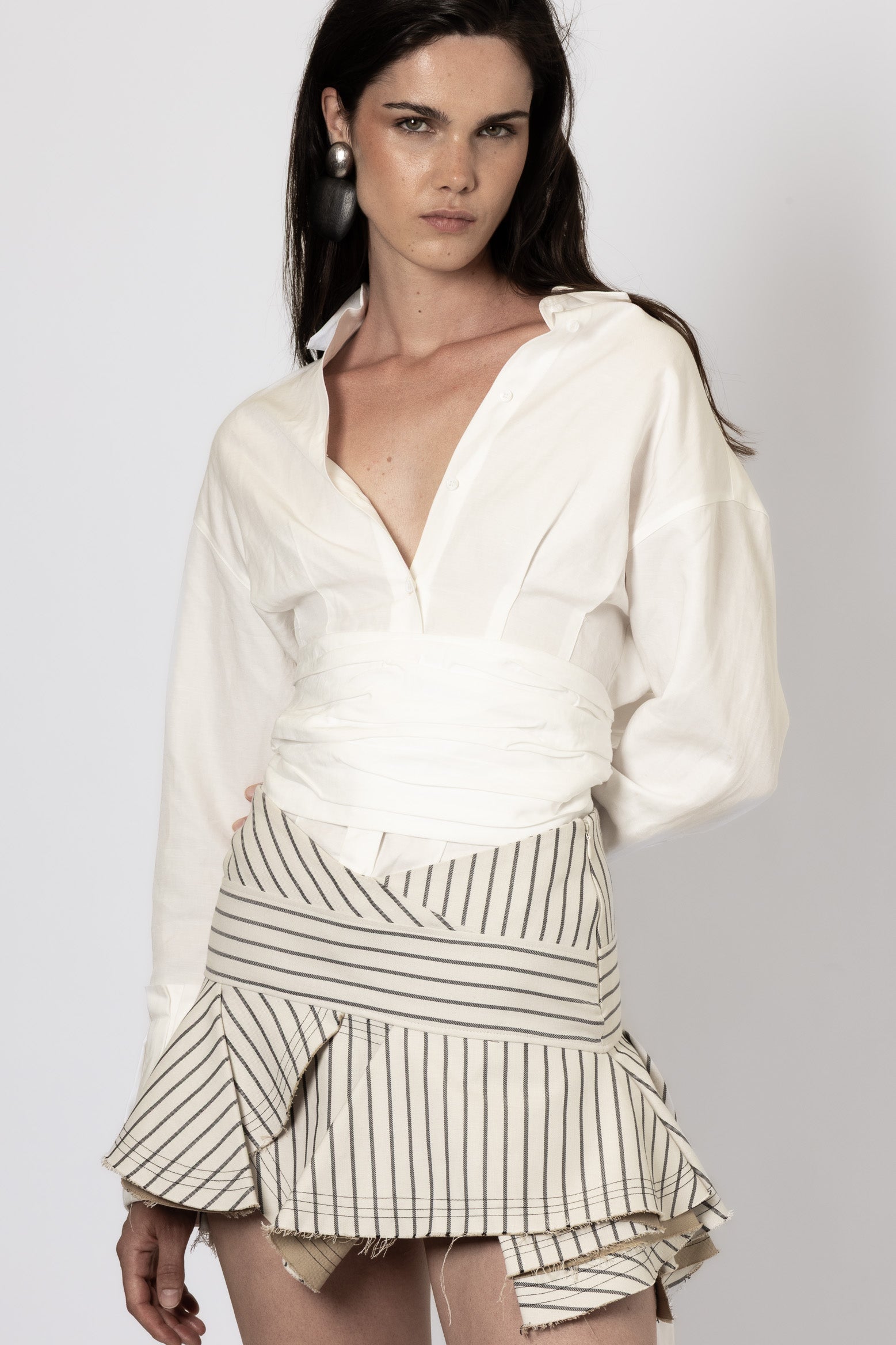 LA COQUETA SKIRT OFF WHITE