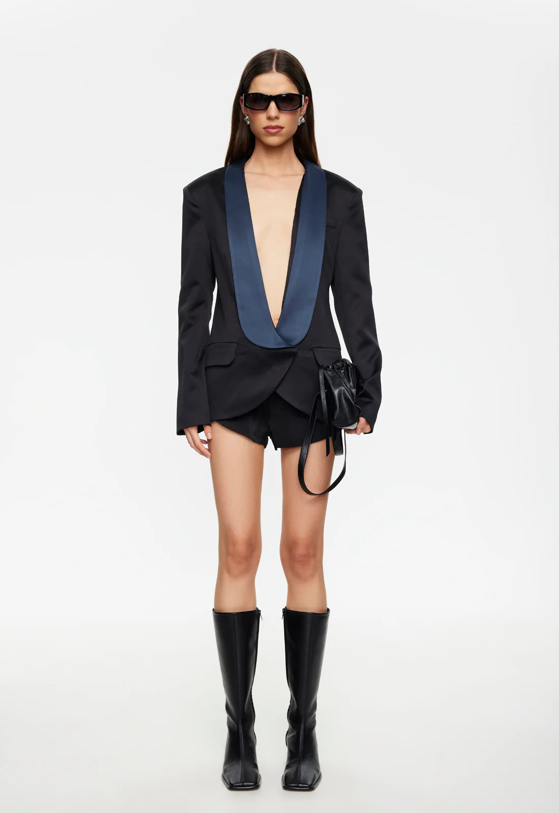 SYLVIE BLAZER IN MIDNIGHT