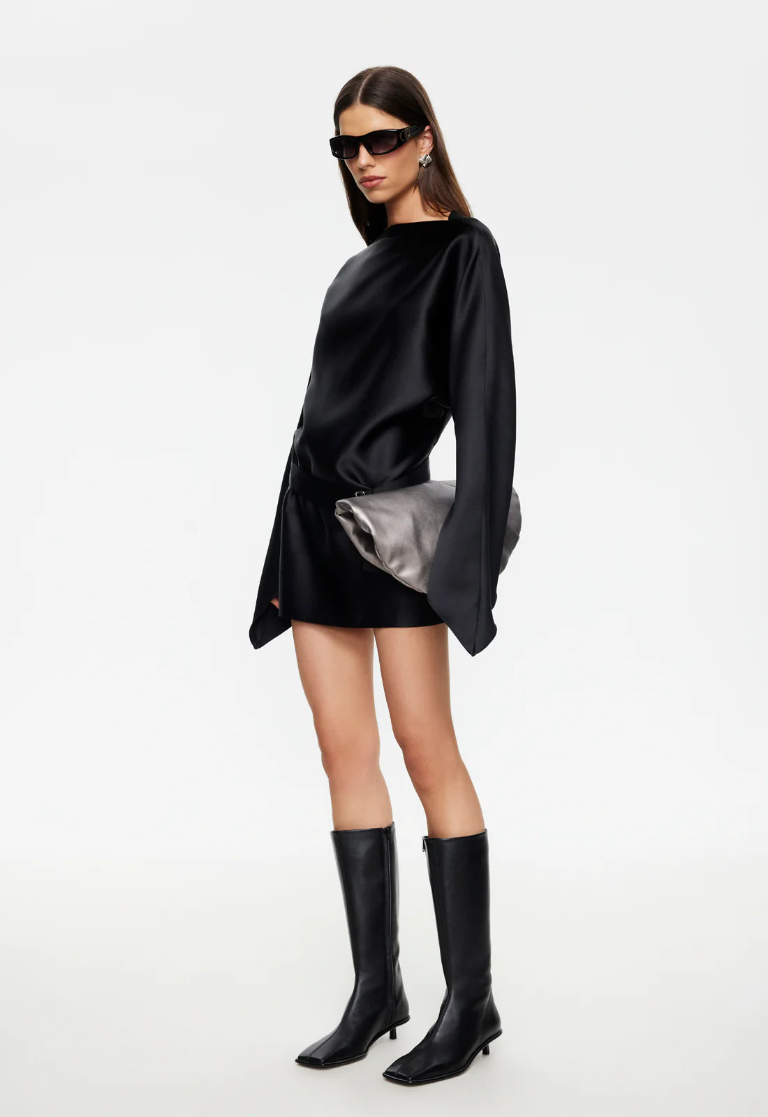 TOUCH MINI DRESS NOIR