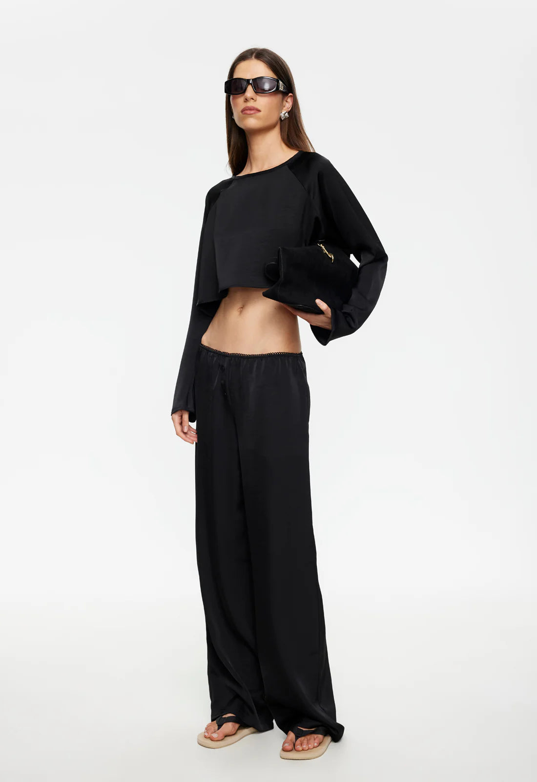 IN BLOOM PANT IN NOIR
