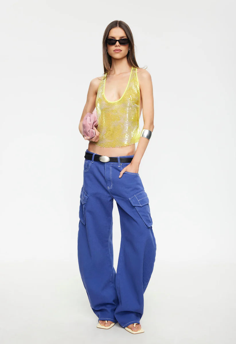 PENTHOUSE JEAN IN COBALT