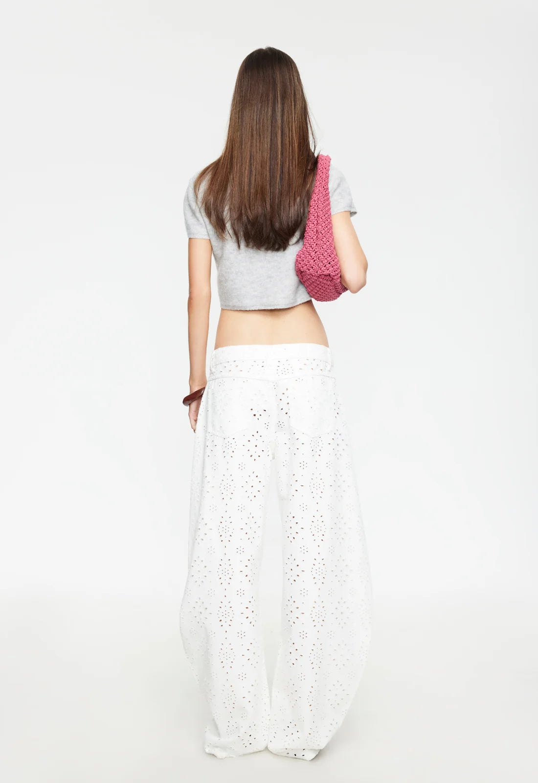 HORSESHOE PANT IN PORCELAIN