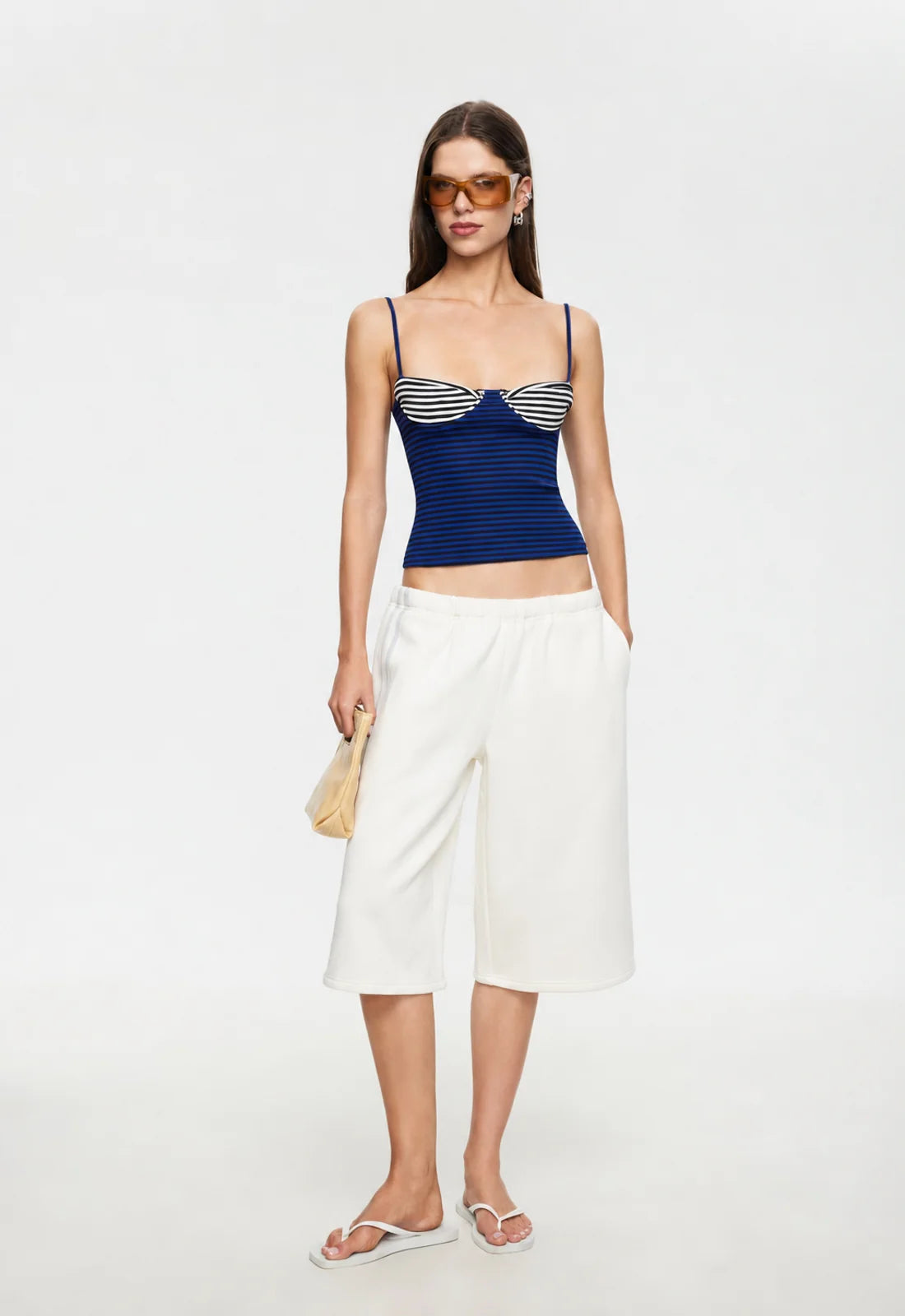 BLOOM TANK IN COBALT STRIPE