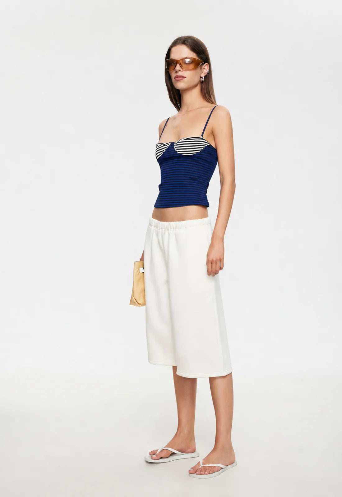 BLOOM TANK IN COBALT STRIPE