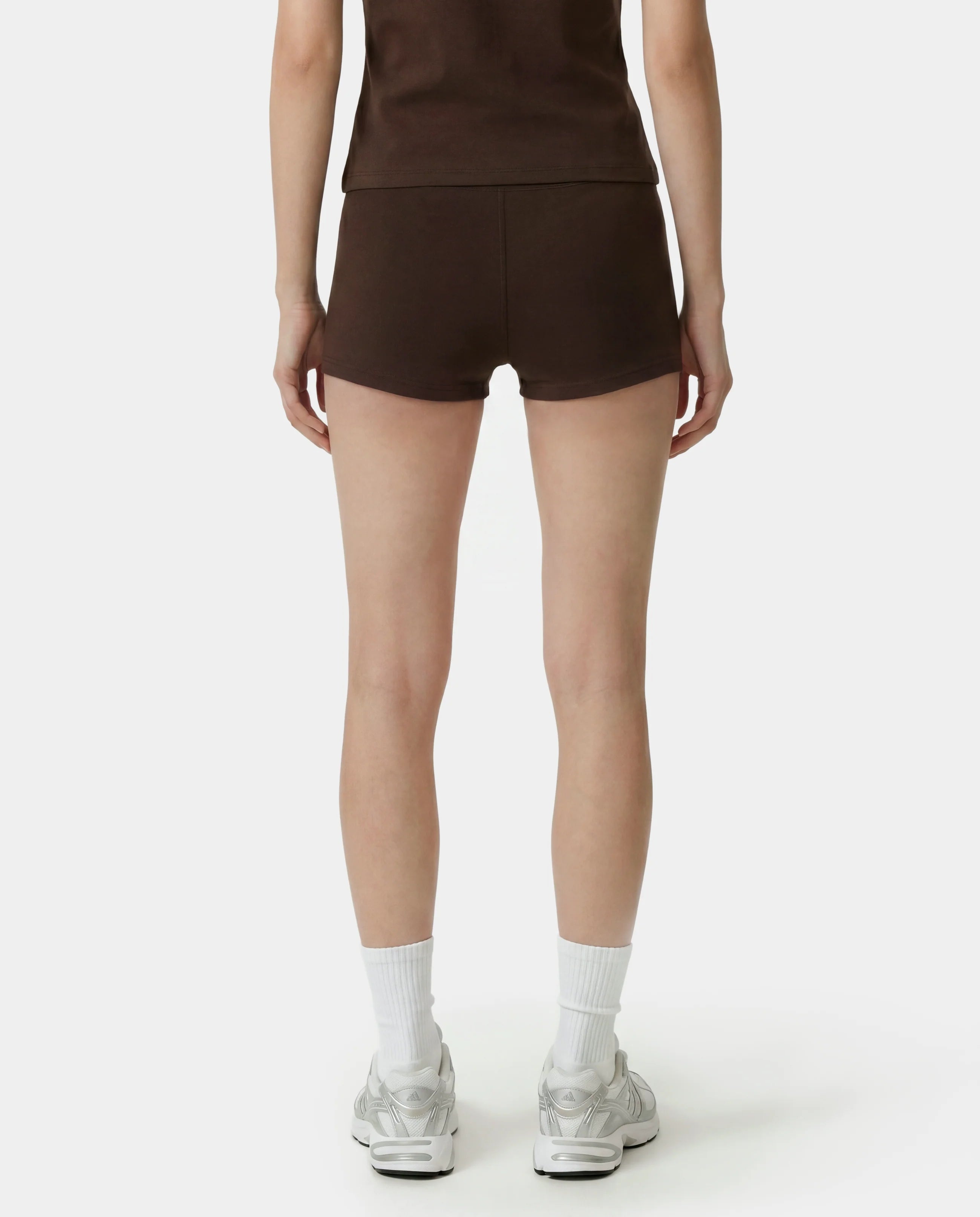 SERIF LOGO MINI BIKER SHORT - CIOCO
