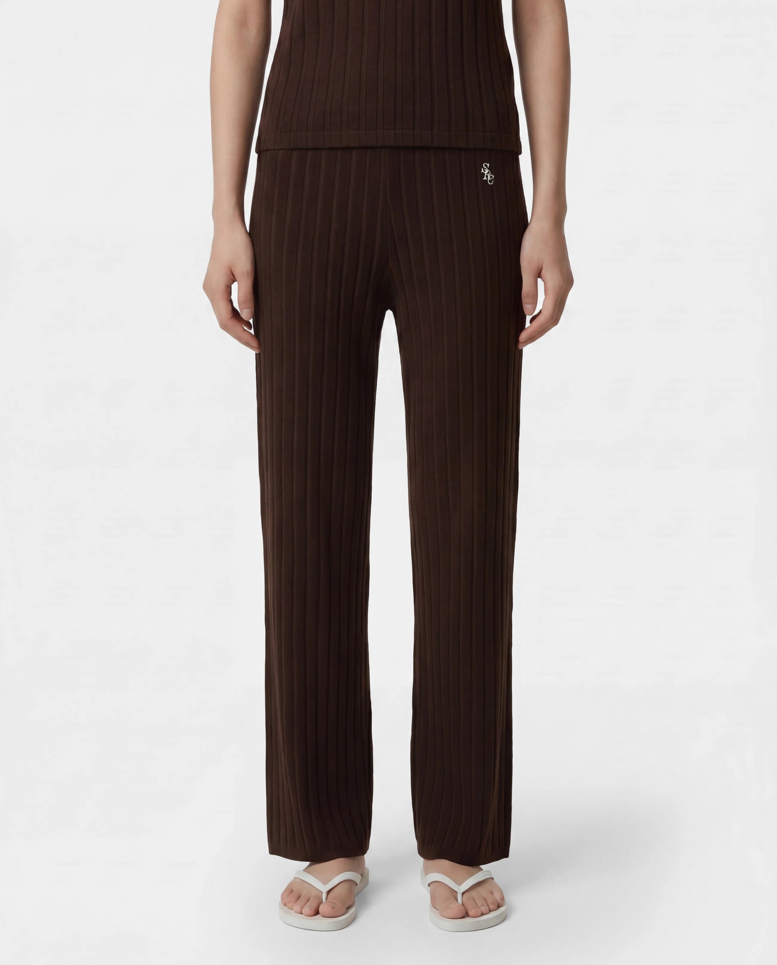 SRC RIBBED TROUSERS - CIOCO