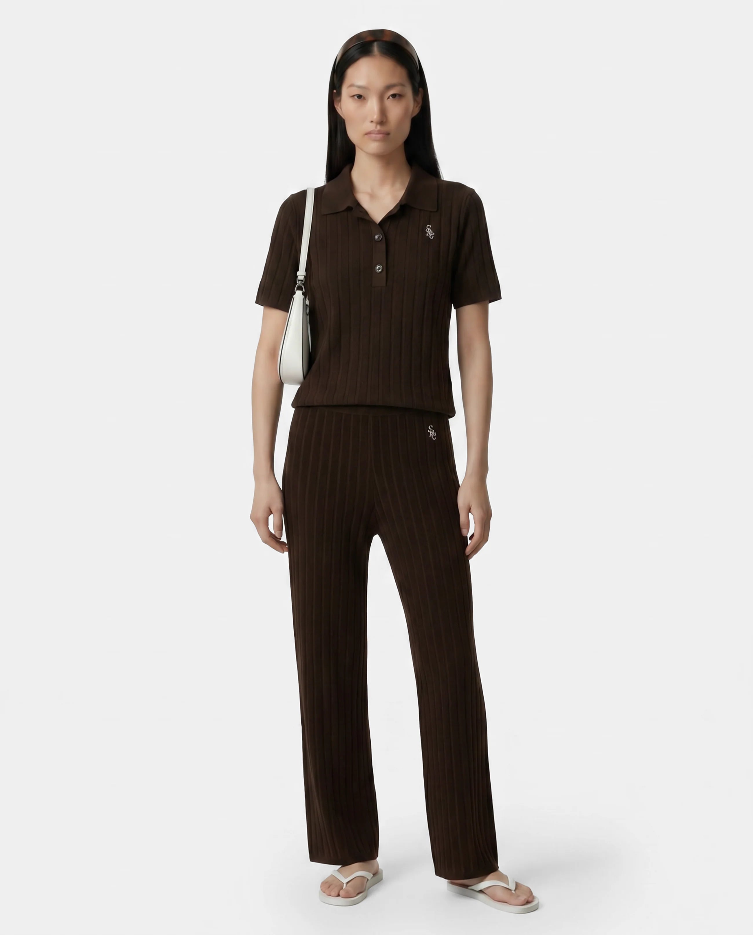 SRC RIBBED TROUSERS - CIOCO