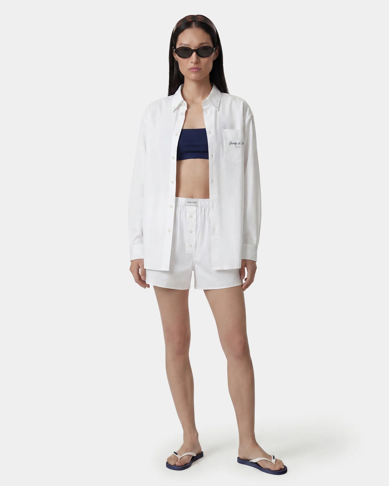 SIGNATURE NY OVERSIZED SHIRT - WHITE SOFTEE