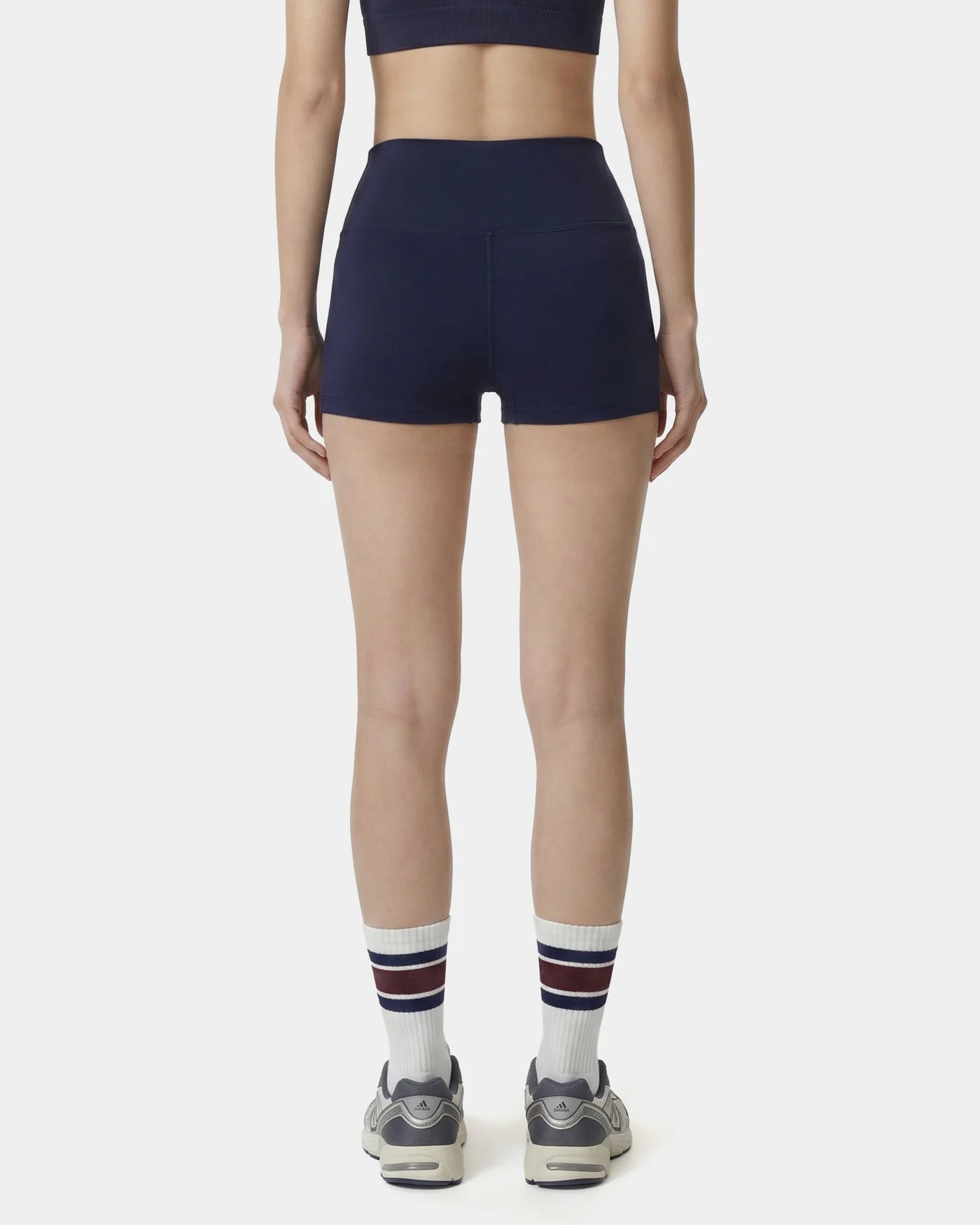 SIGNATURE LOGO MINI BIKER SHORT DARK NAVY