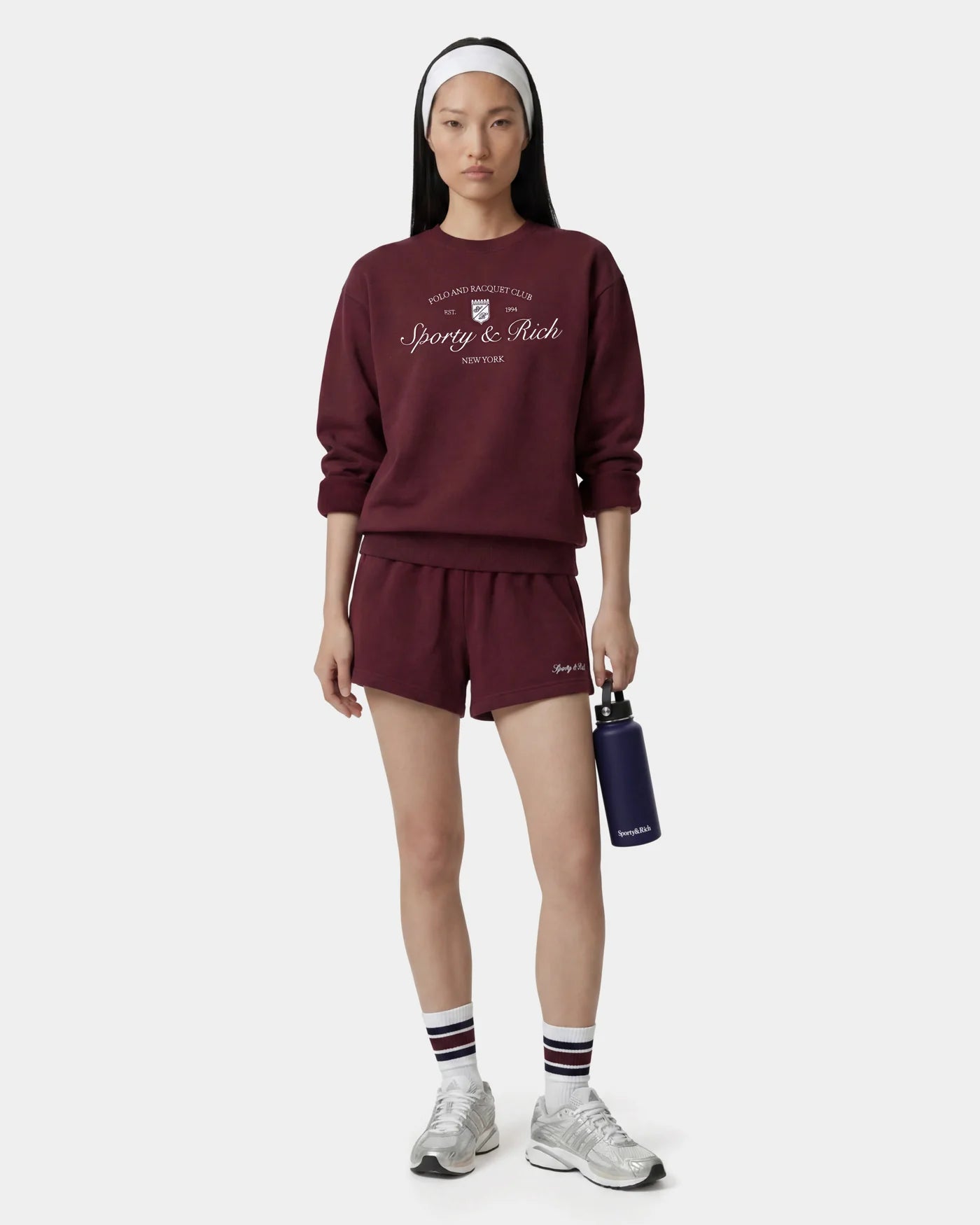 SYRACUSE EBROIDERED DISCO SHORT IN BORDEAUX