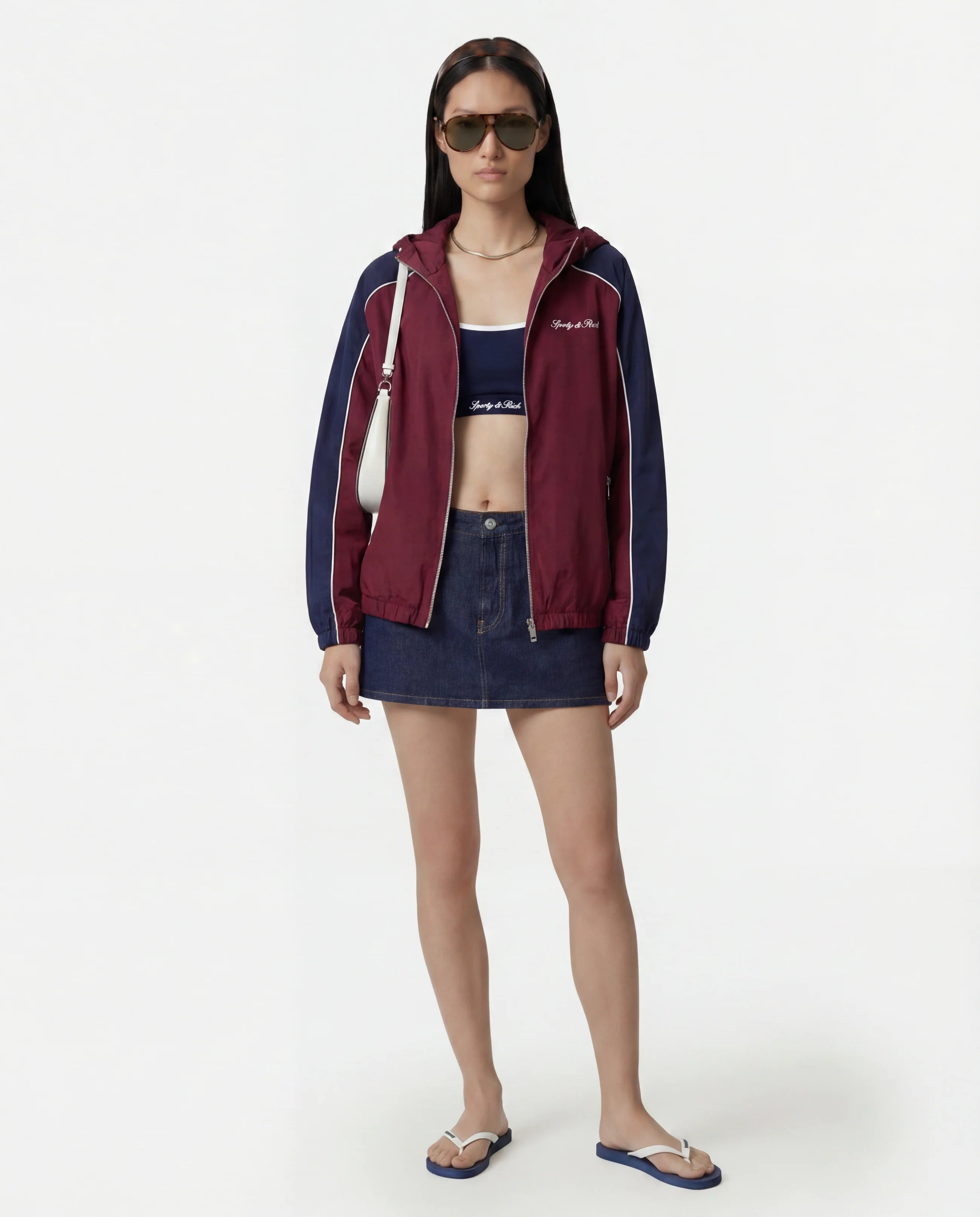 SIGNATURE LOGO GYM JACKET BORDEAUX