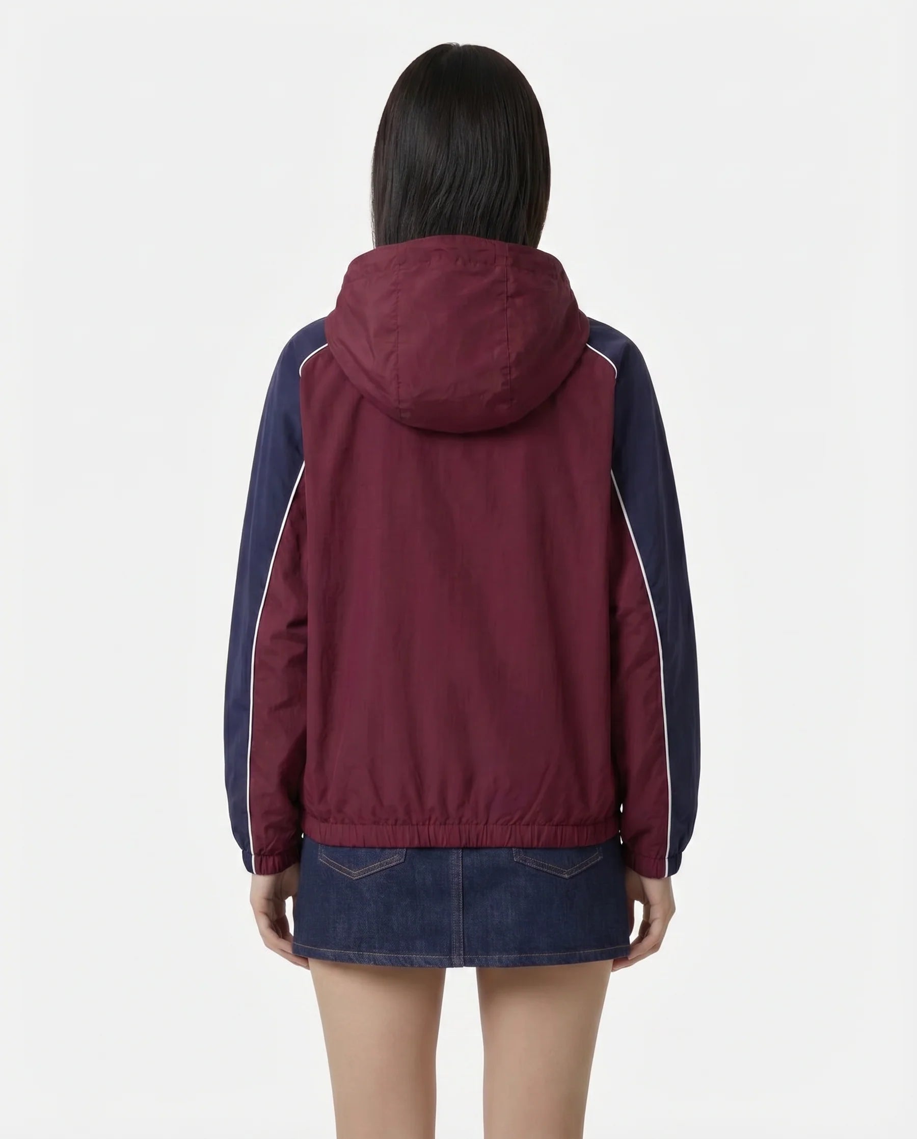SIGNATURE LOGO GYM JACKET BORDEAUX