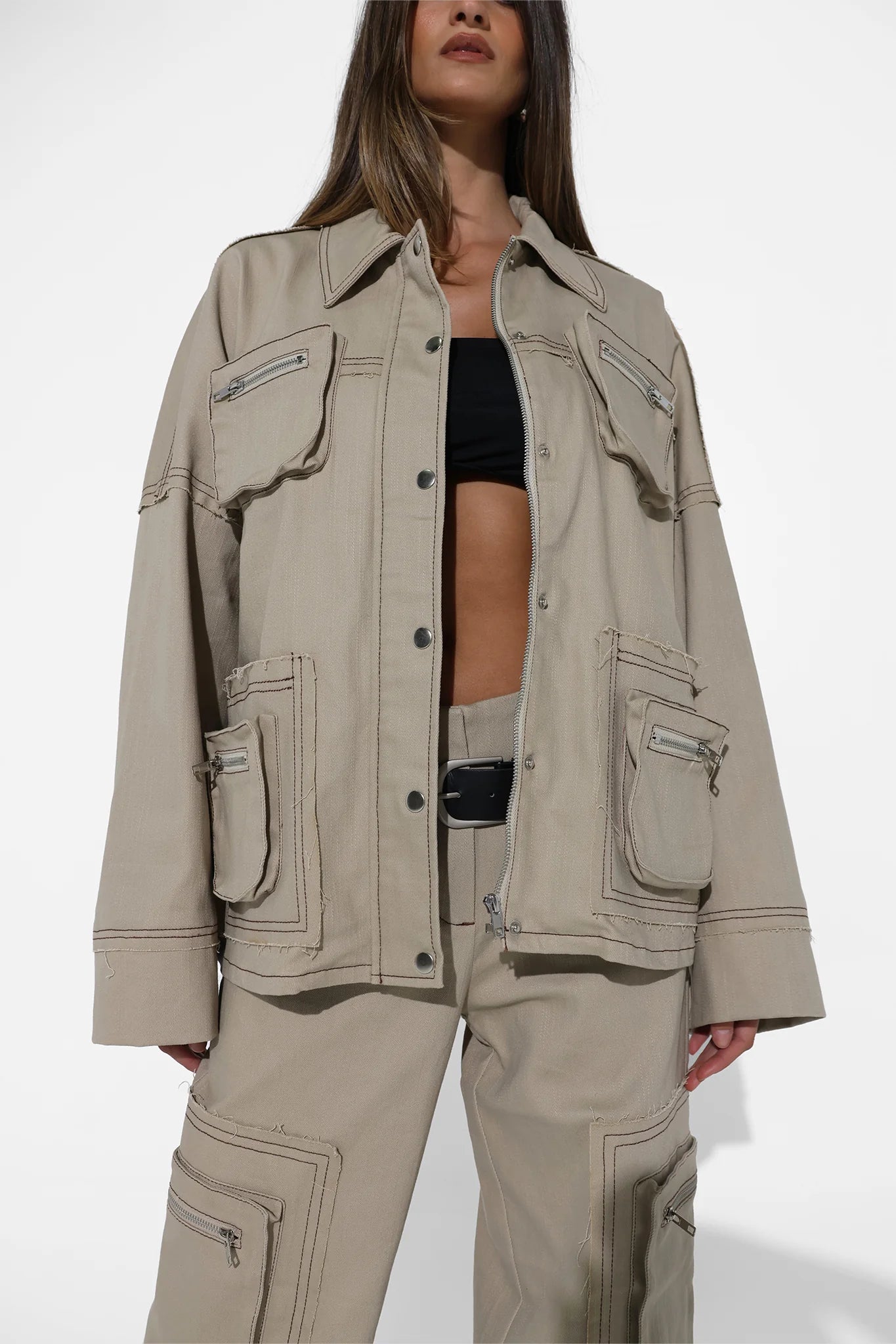 MALLORY JACKET IN BONE