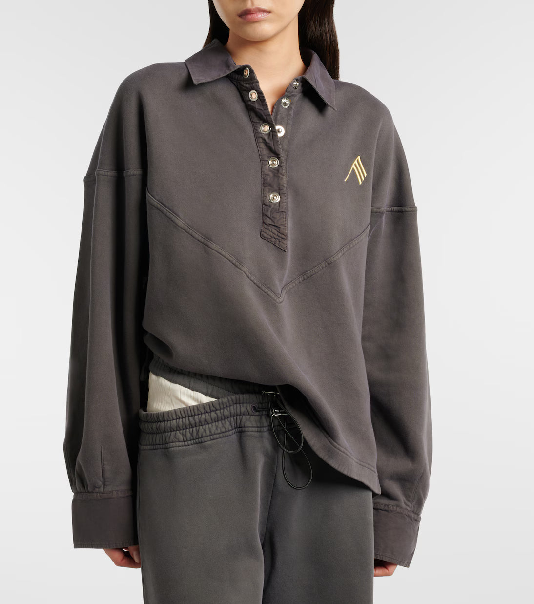 SWEATSHIRT AMERICAN FLEECE VINTAGE GREY