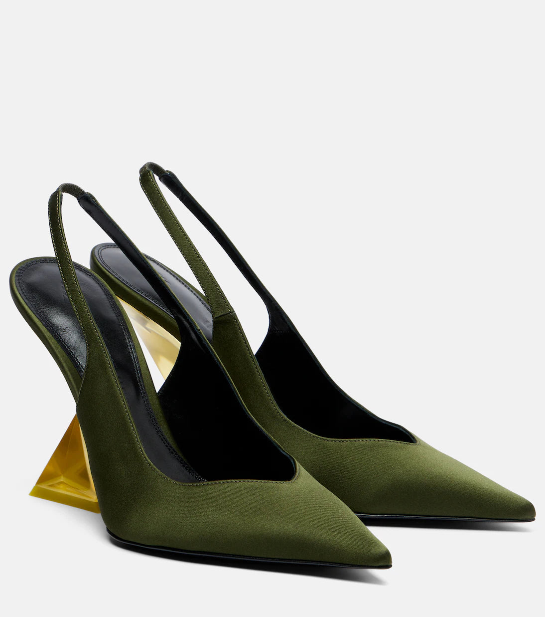 CHEOPE SLINGBACK GREEN AND YELLOW