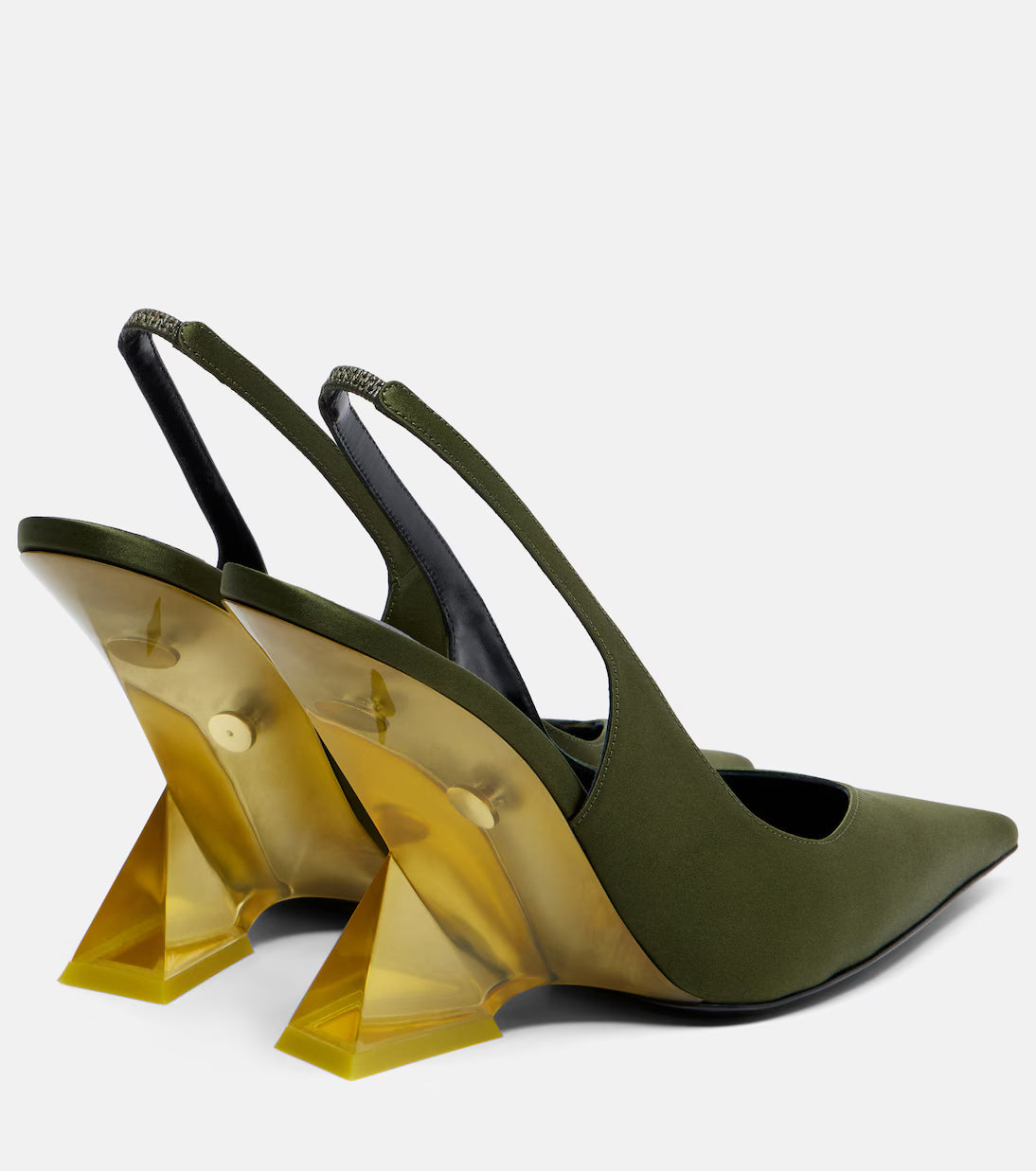 CHEOPE SLINGBACK GREEN AND YELLOW