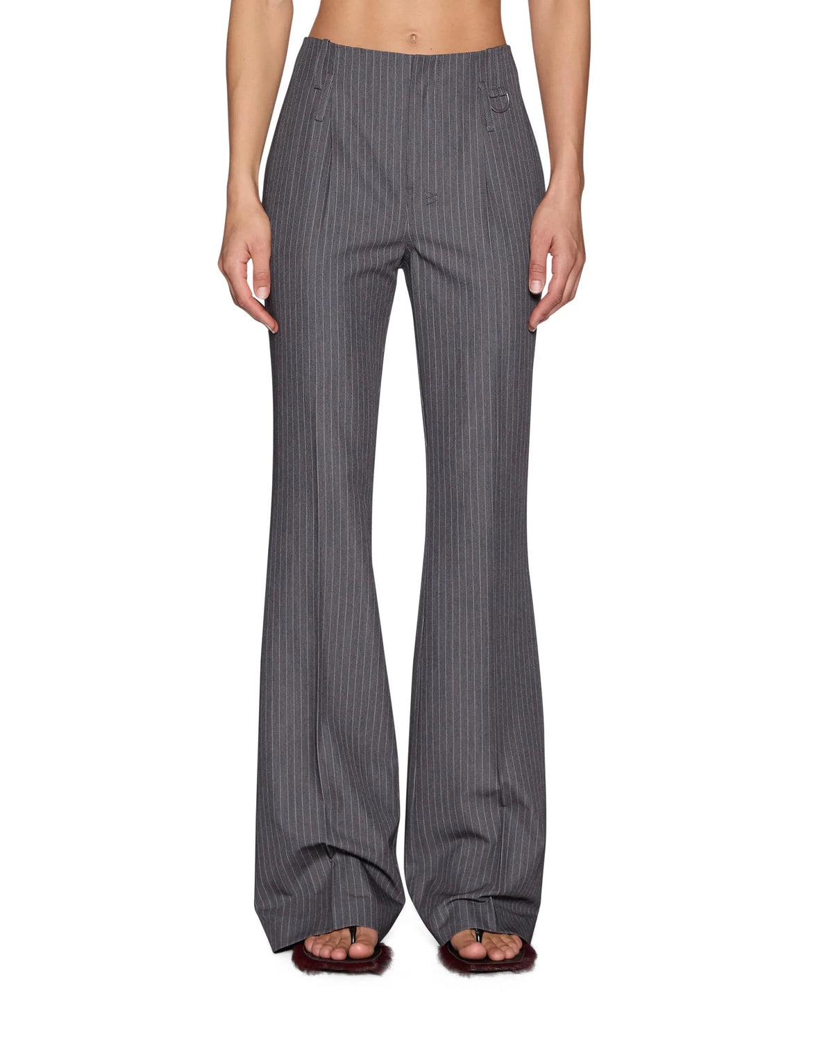 SOHO TROUSER GREY PINSTRIPE