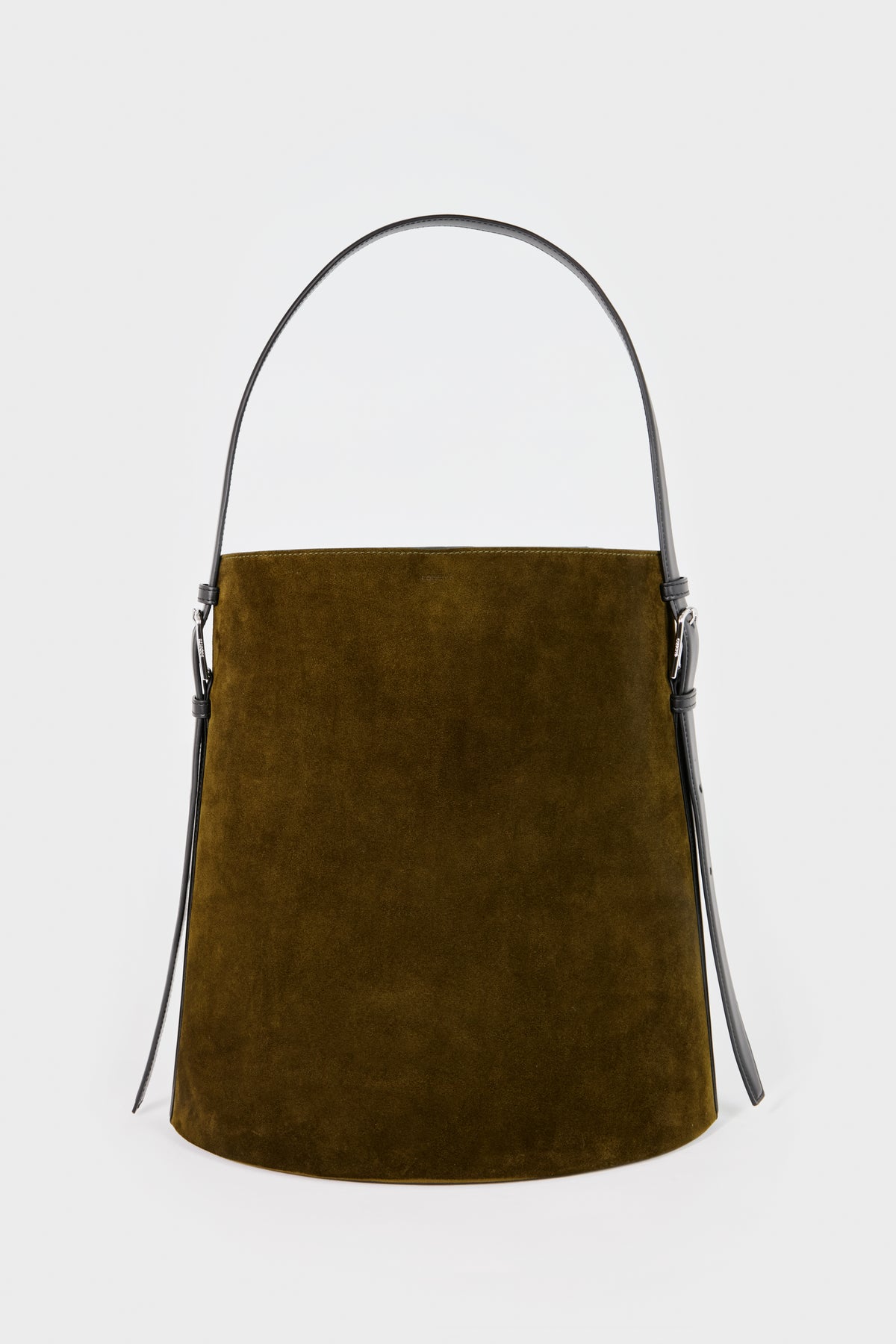 SUEDE ERGONOMIC TOTE GREEN KHAKI