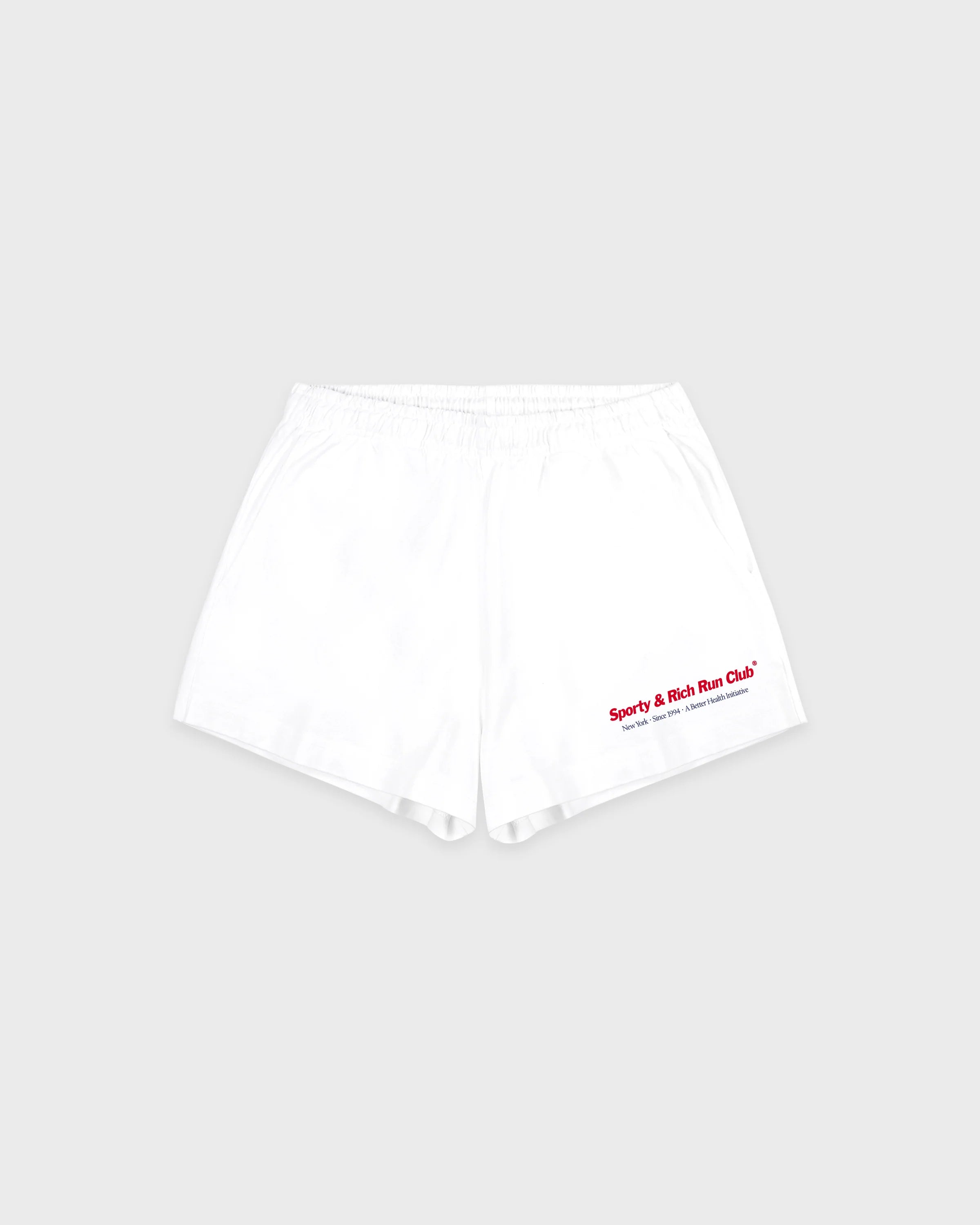 RUN CLUB DISCO SHORT WHITE