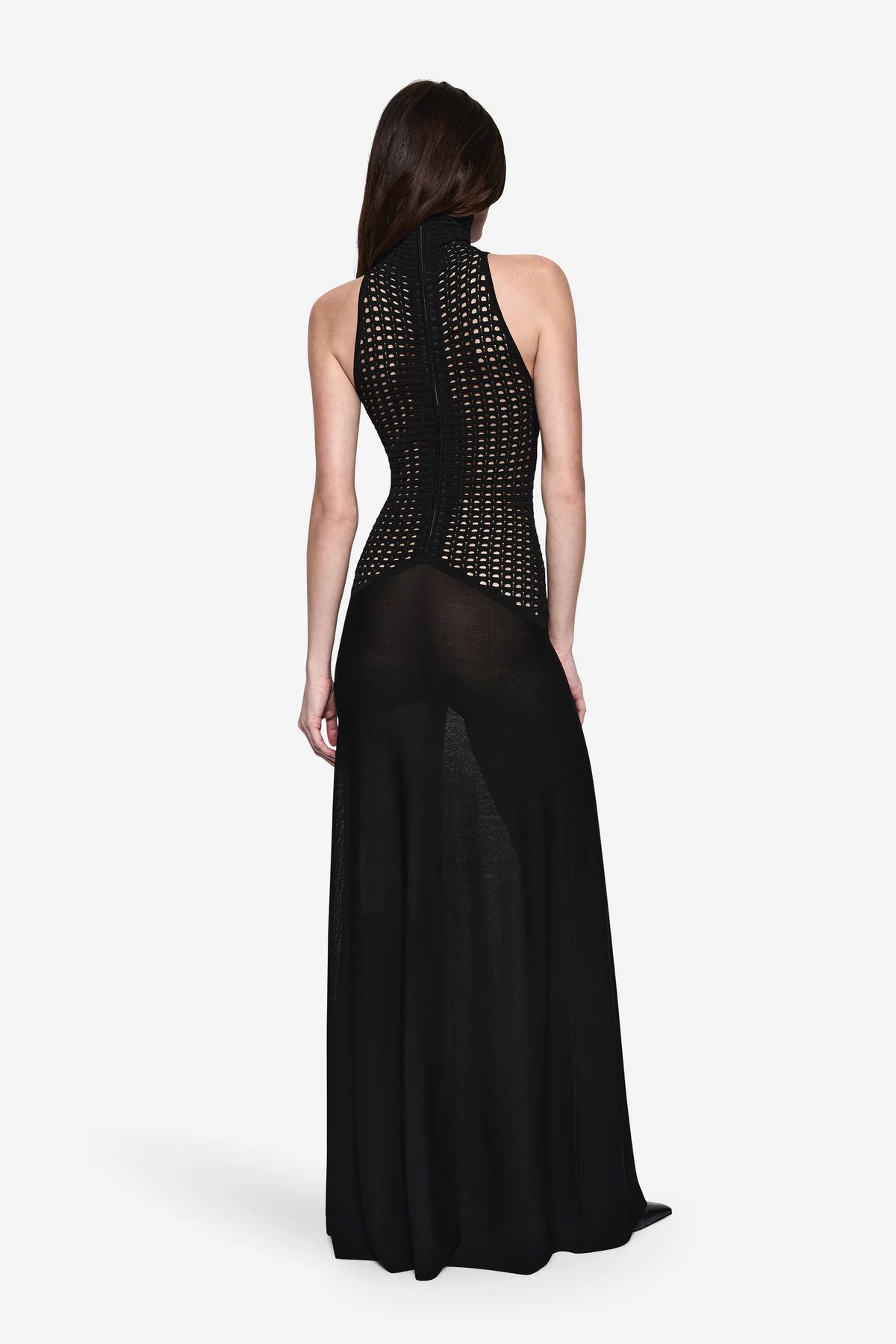 GOYA KNIT DRESS IN BLACK