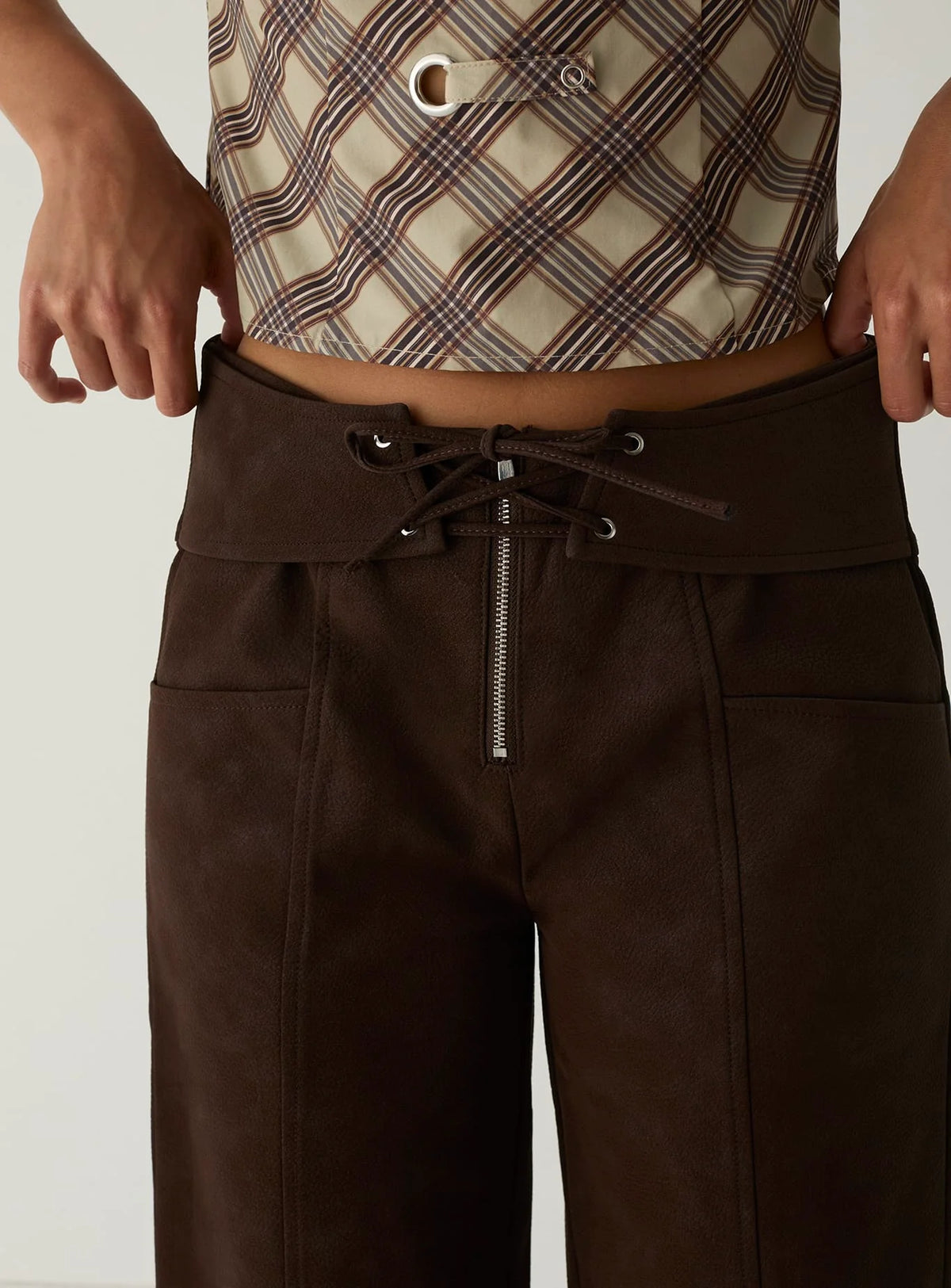 SELAH DARK BROWN PANTS