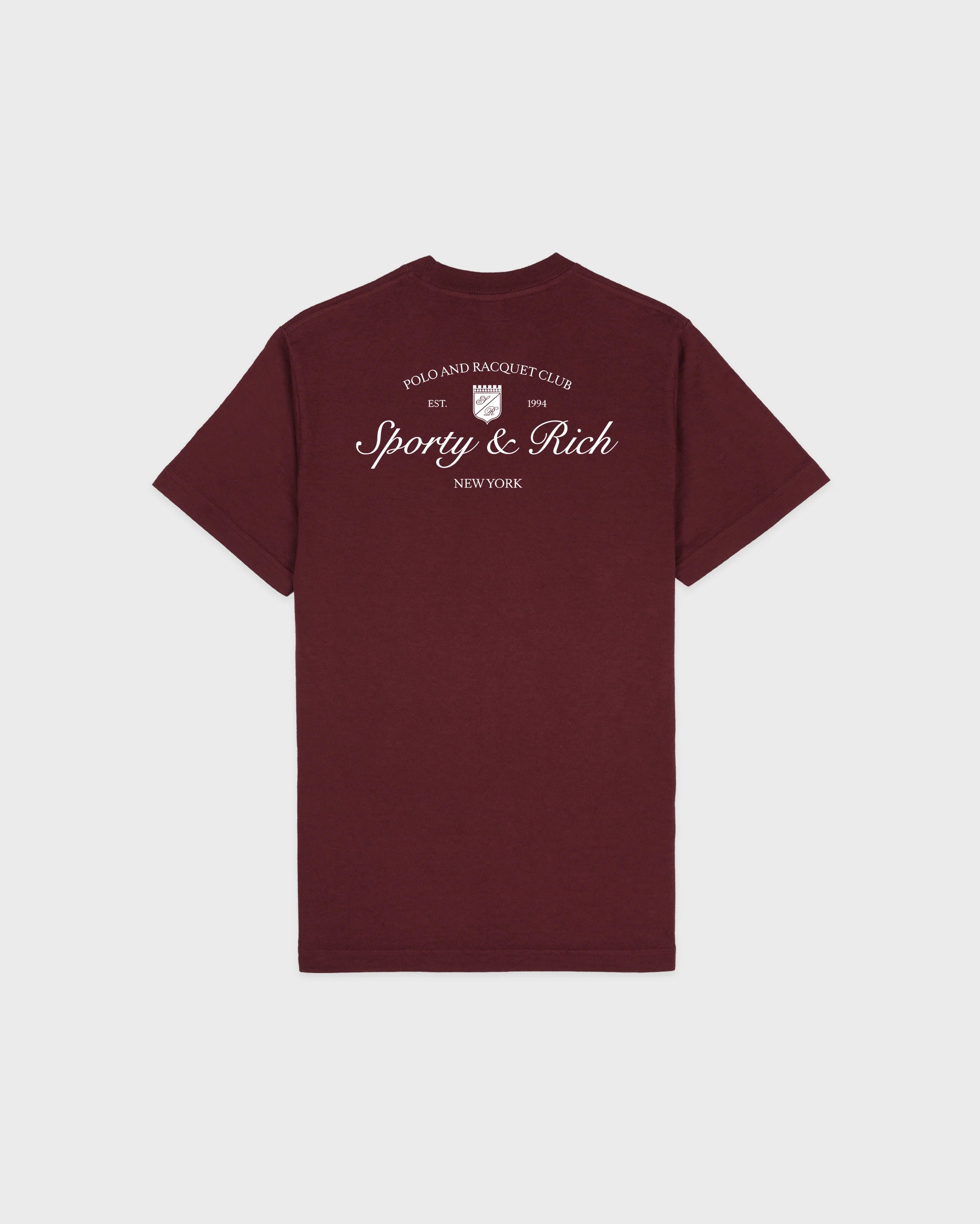 SYRACUSE T-SHIRT IN BORDEAUX
