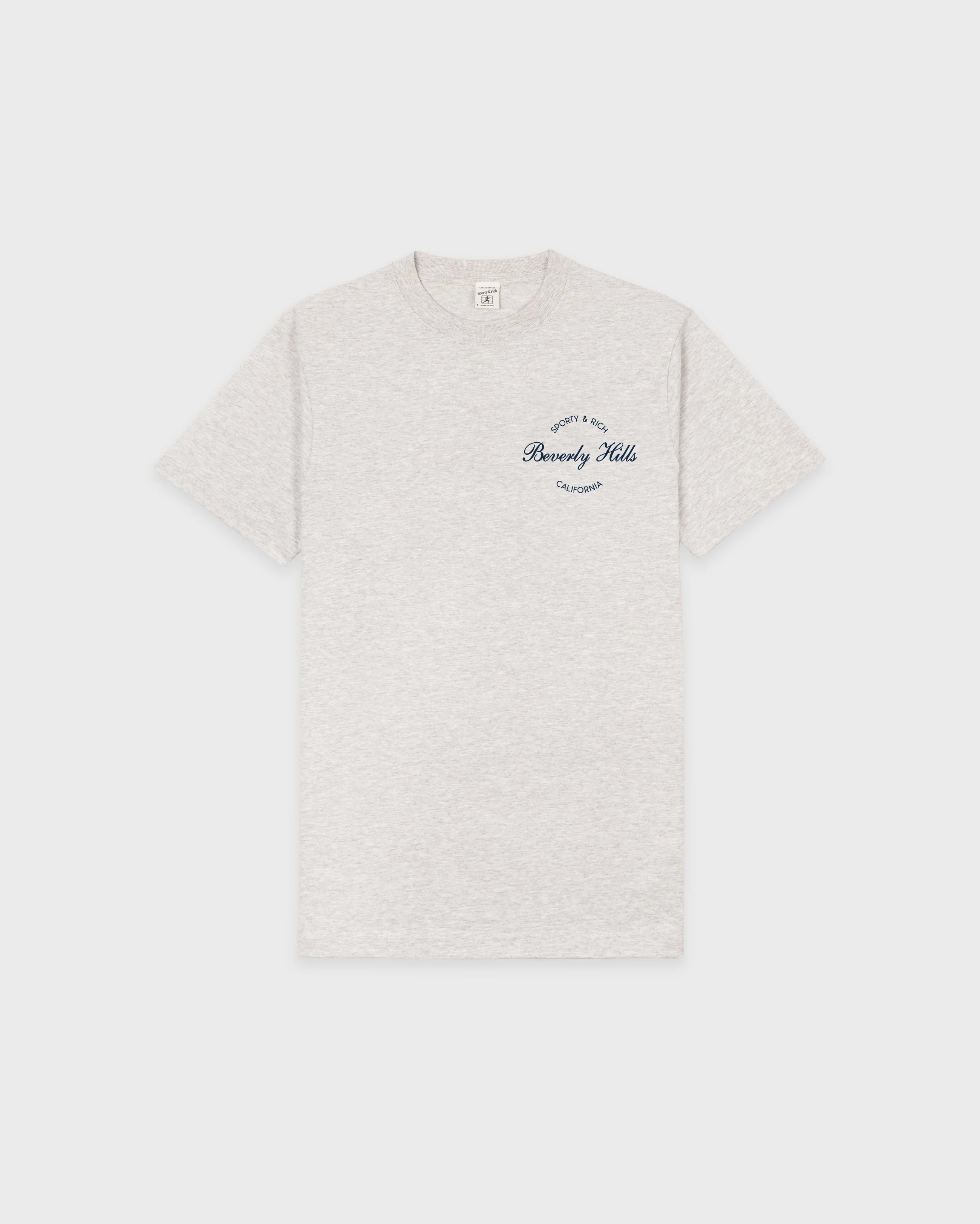BEVERLY SCRIPT TSHIRT - HEATHER GREY