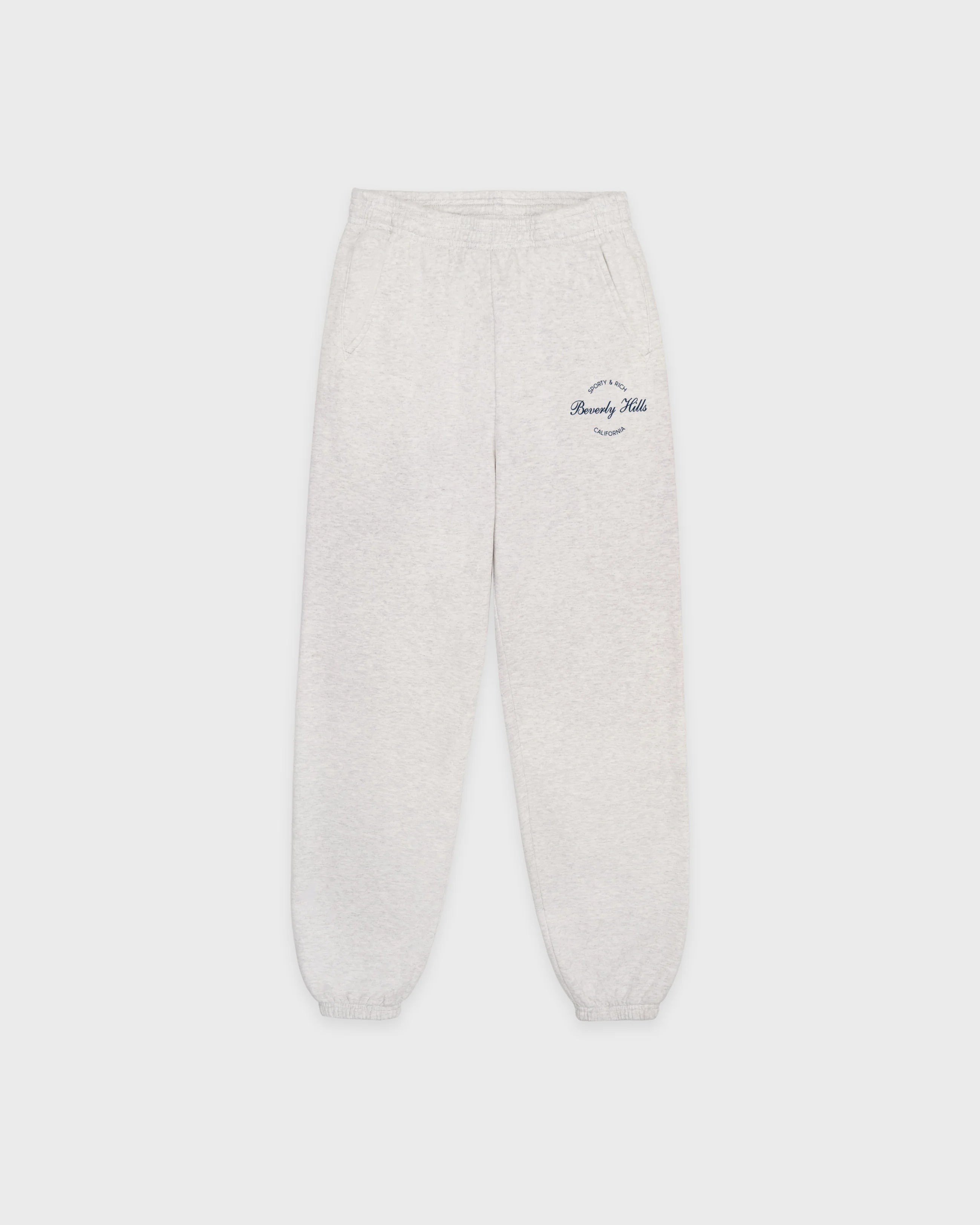 BEVERLY SCRIPT SWEATPANT HEATHER GREY