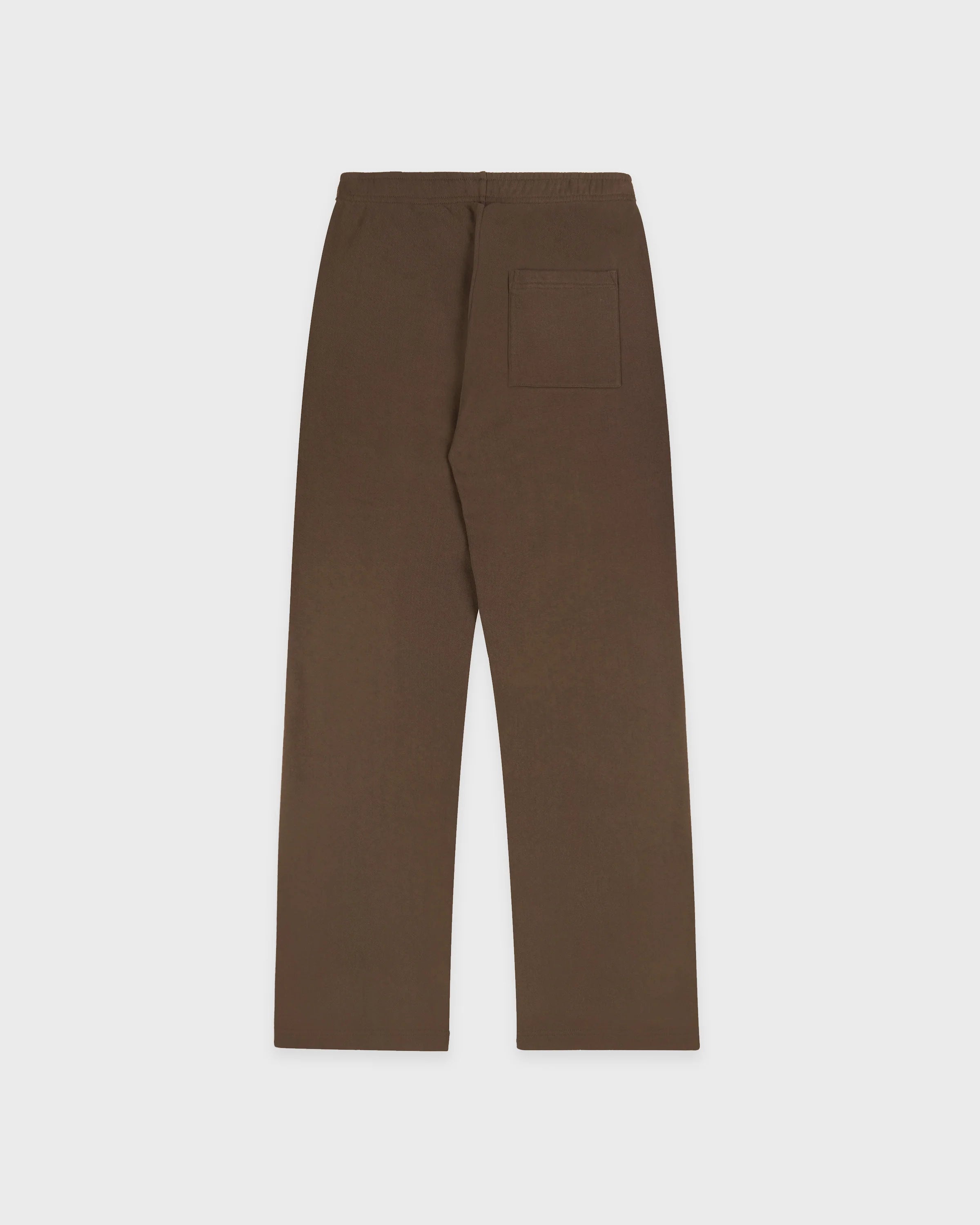 NY CREST EMBROIDERED WIDE SWEATPANTS SAND