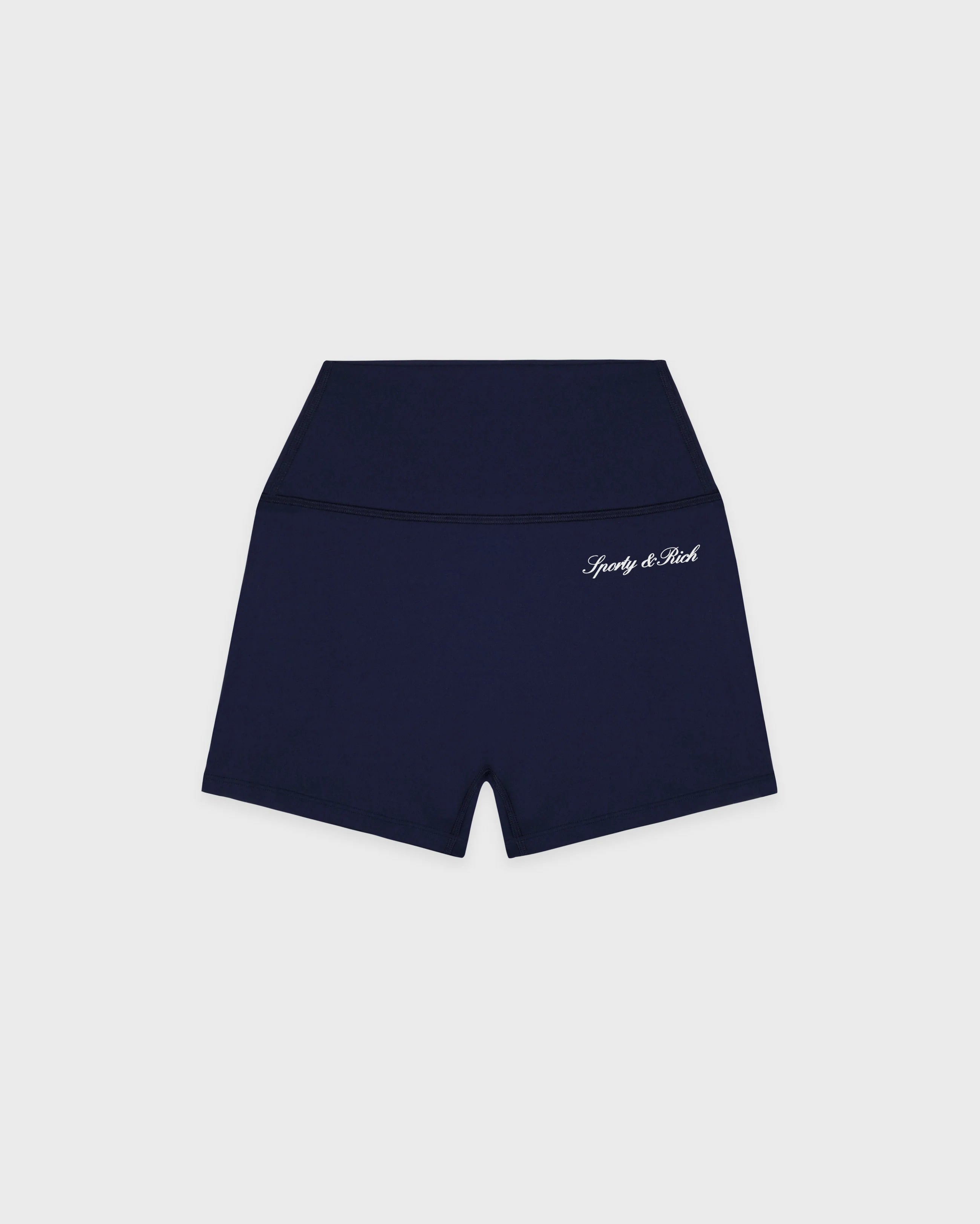SIGNATURE LOGO MINI BIKER SHORT DARK NAVY