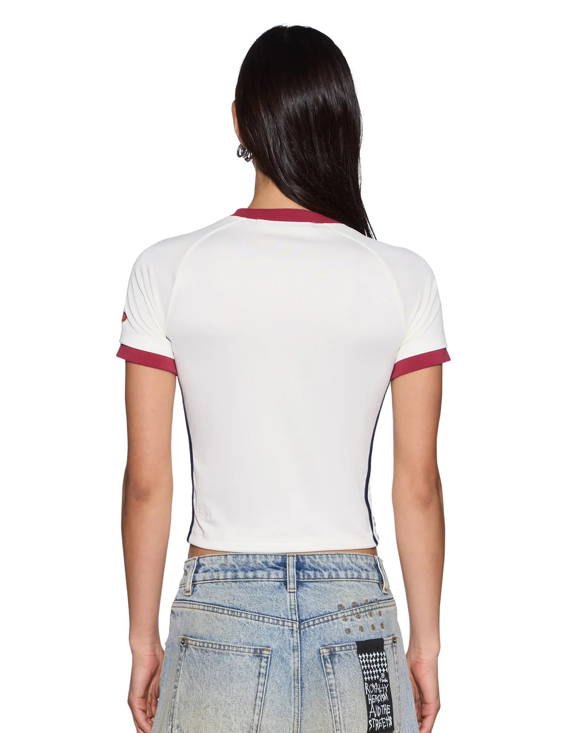 RACEWAY SHRUNKEN JERSEY OFF WHITE