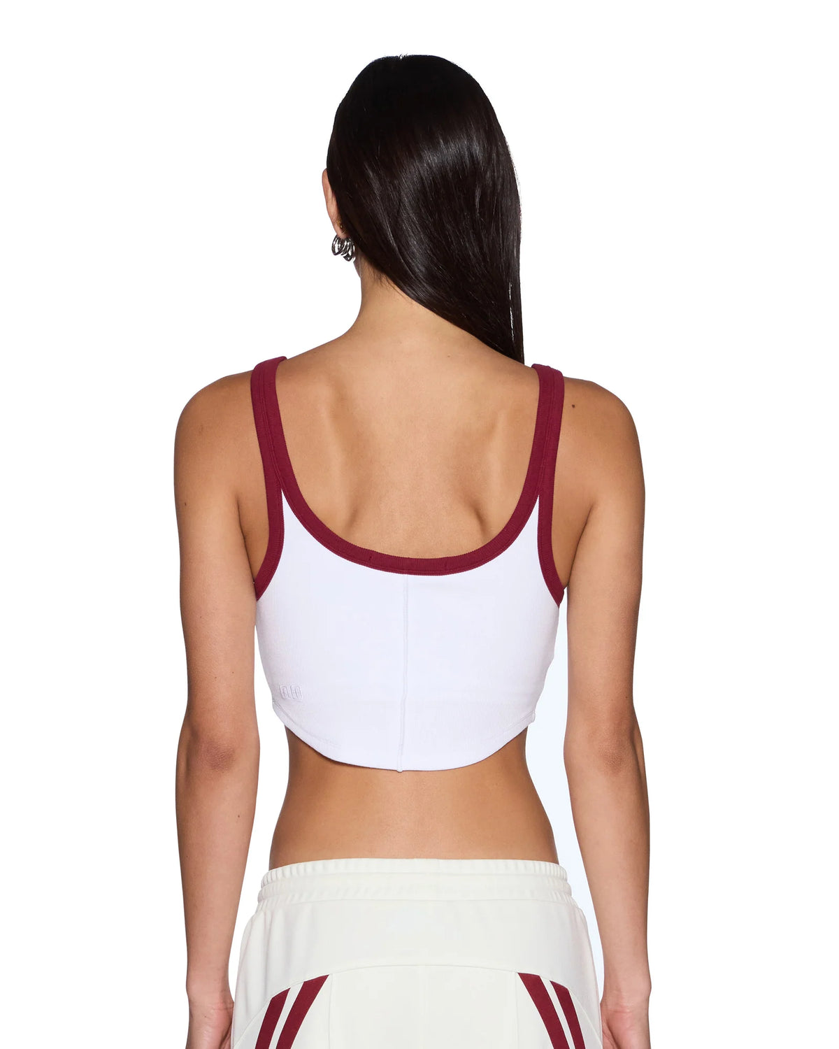 BADGE CHLOE CROP TANK OFF WHITE