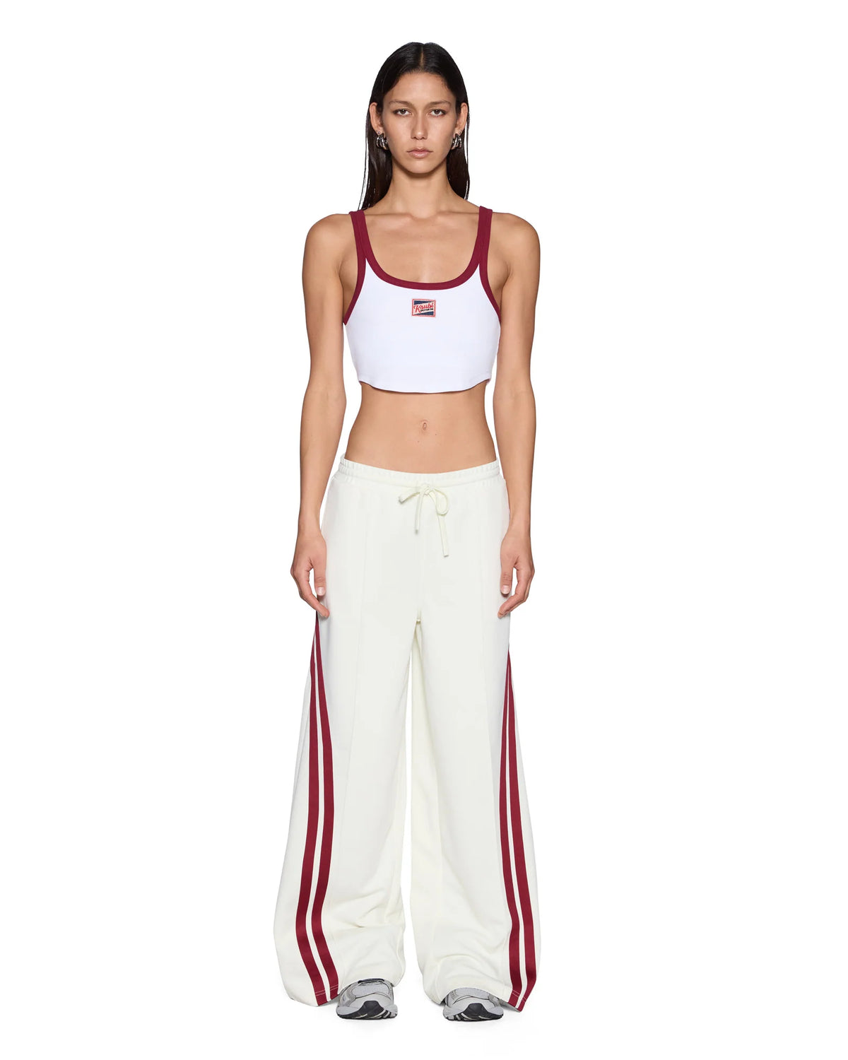 BADGE CHLOE CROP TANK OFF WHITE