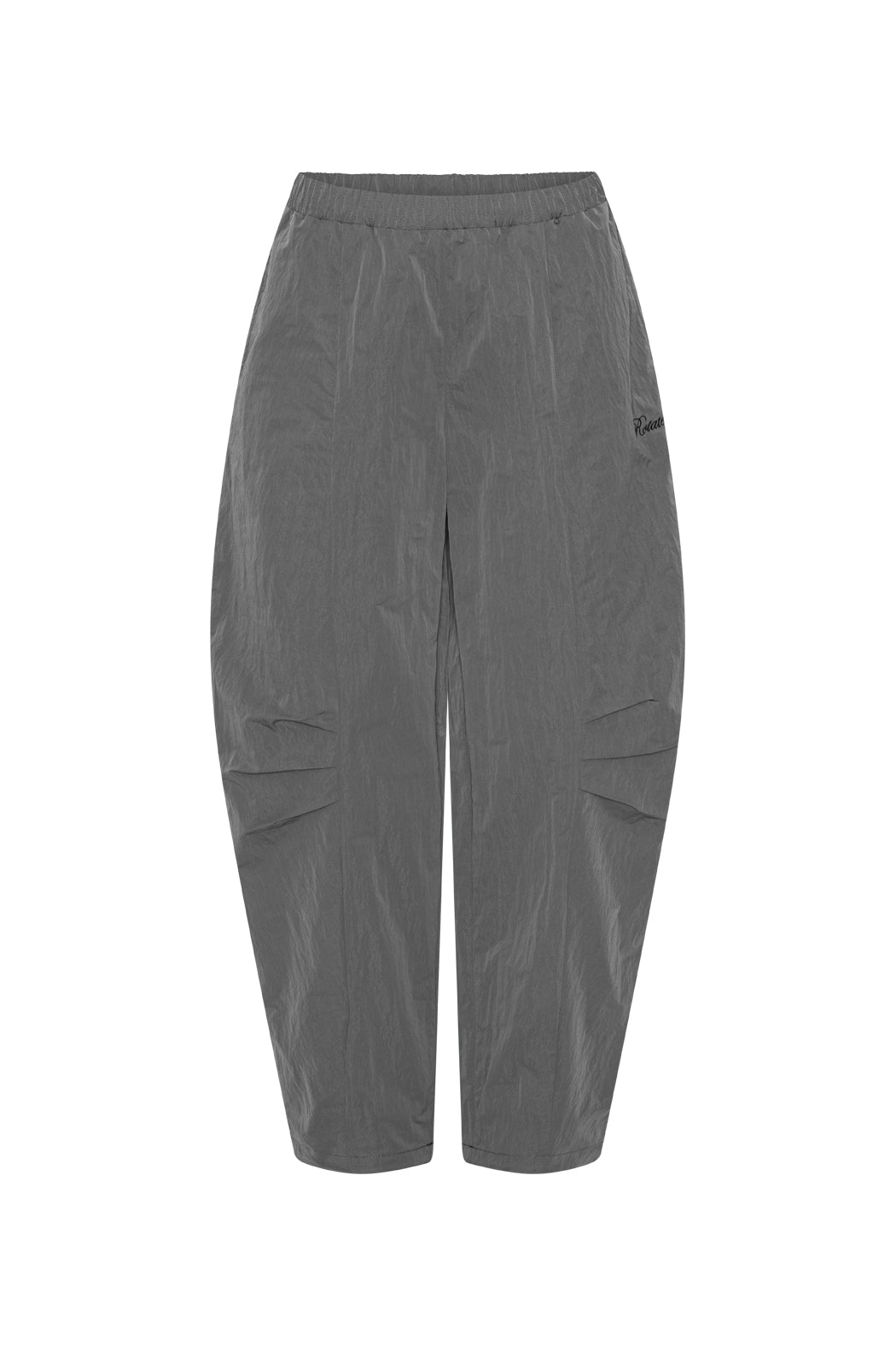 CRISPY TRACK PANTS GRAY PINSTRIPE